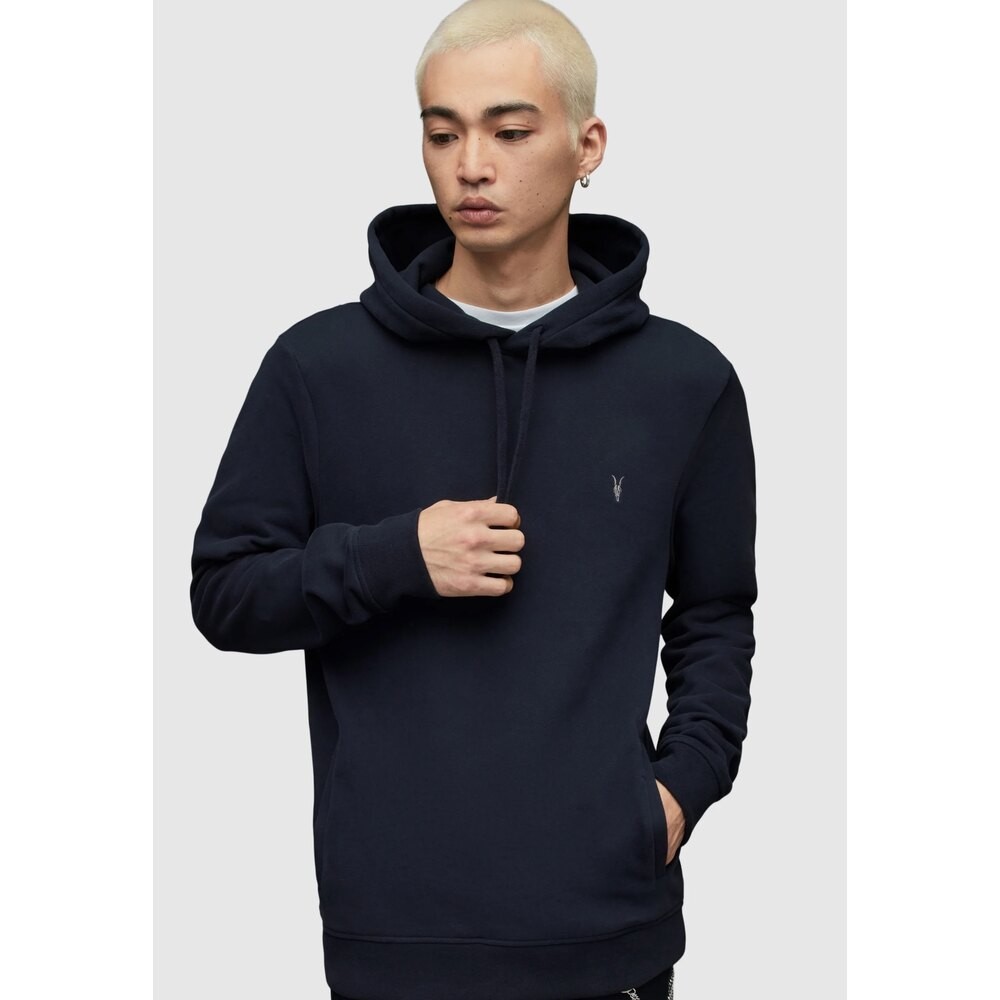 Allsaints Raven lacivert erkek sweatshirt