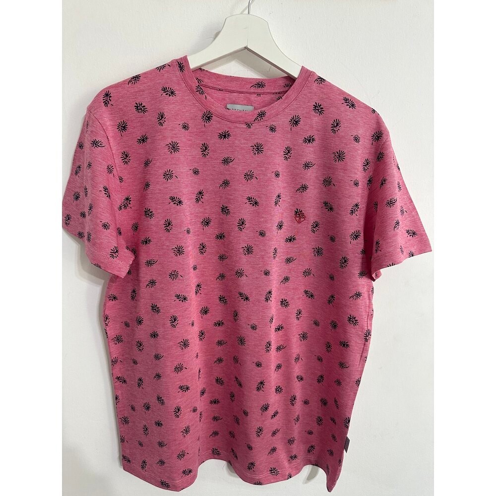 B.B pink flower erkek Tshirt