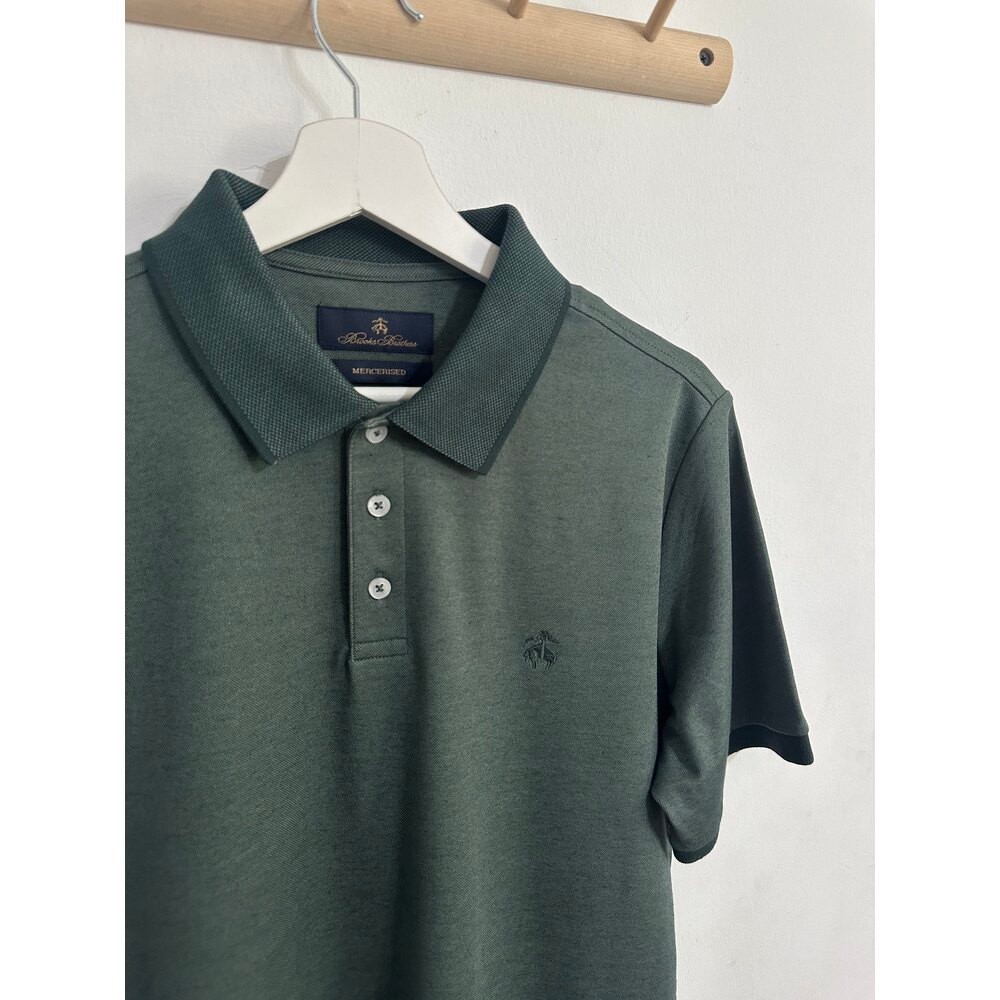 Brook Brothers yesil erkek polo Tshirt