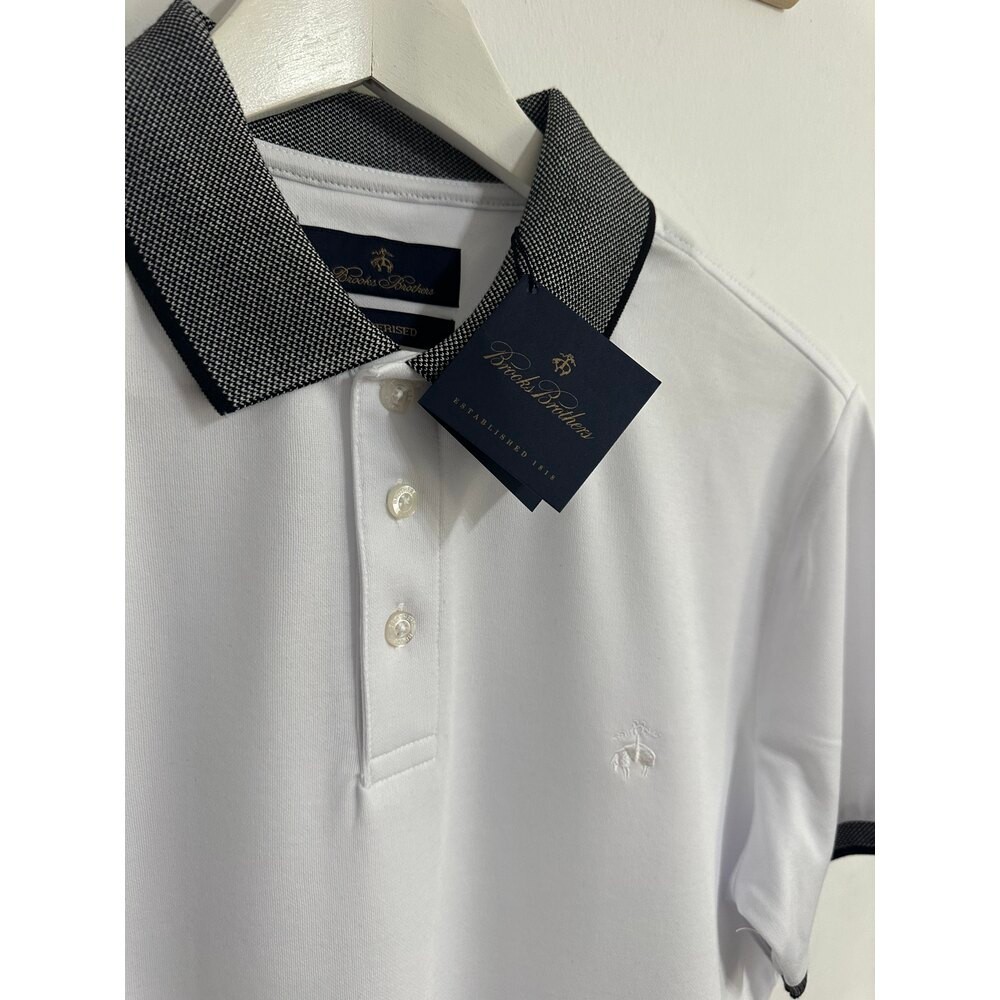 Brooks brothers beyaz erkek Polo Tshirt