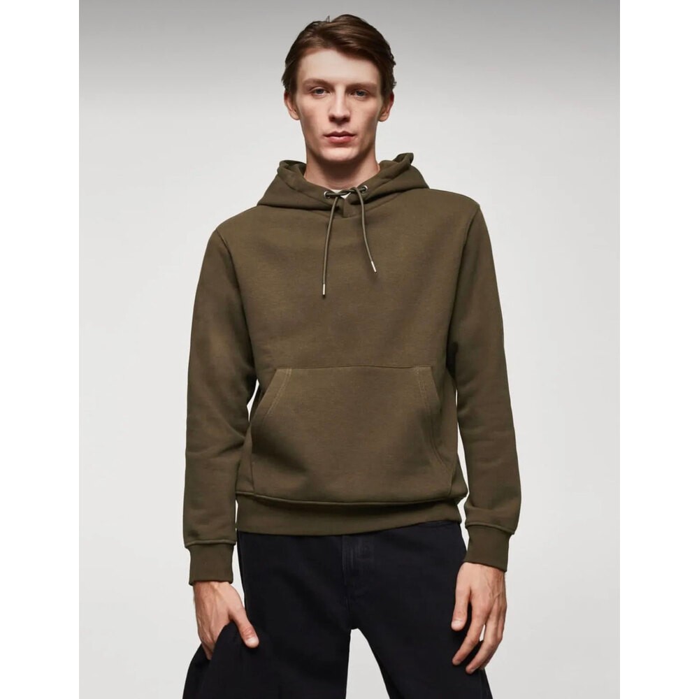 Mango erkek sweatshirt haki