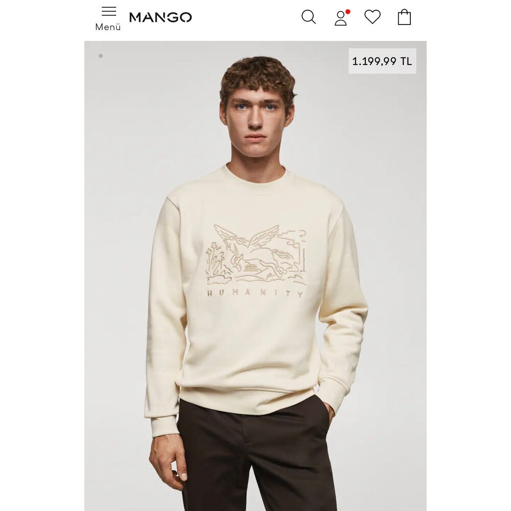 Mng Humanity Erkek Sweatshirt