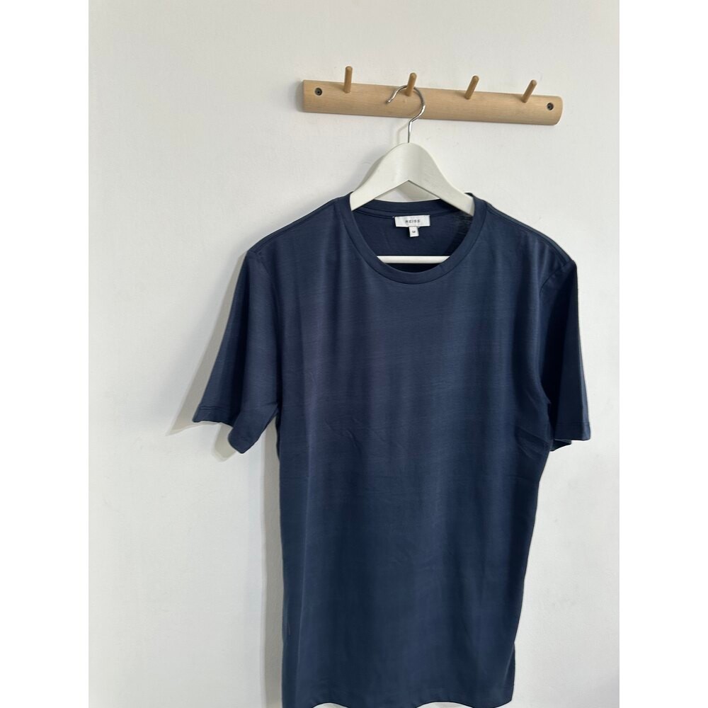 Reiss basic indigo erkek Tshirt