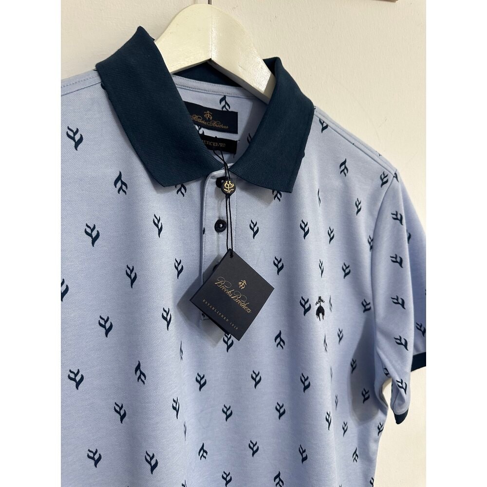 Brooks Brothers desenli erkek Polo Tshirt