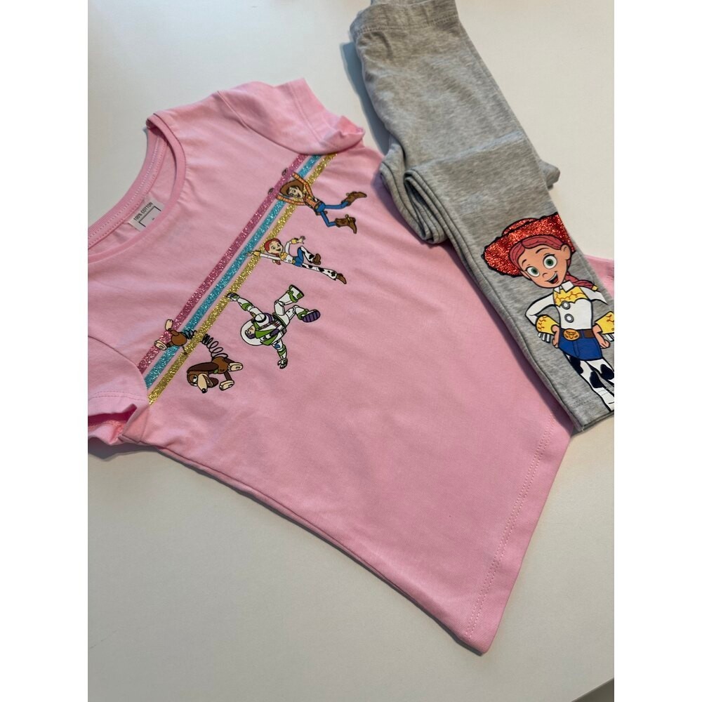 Toy story kız çocuk tayt tshirt takım