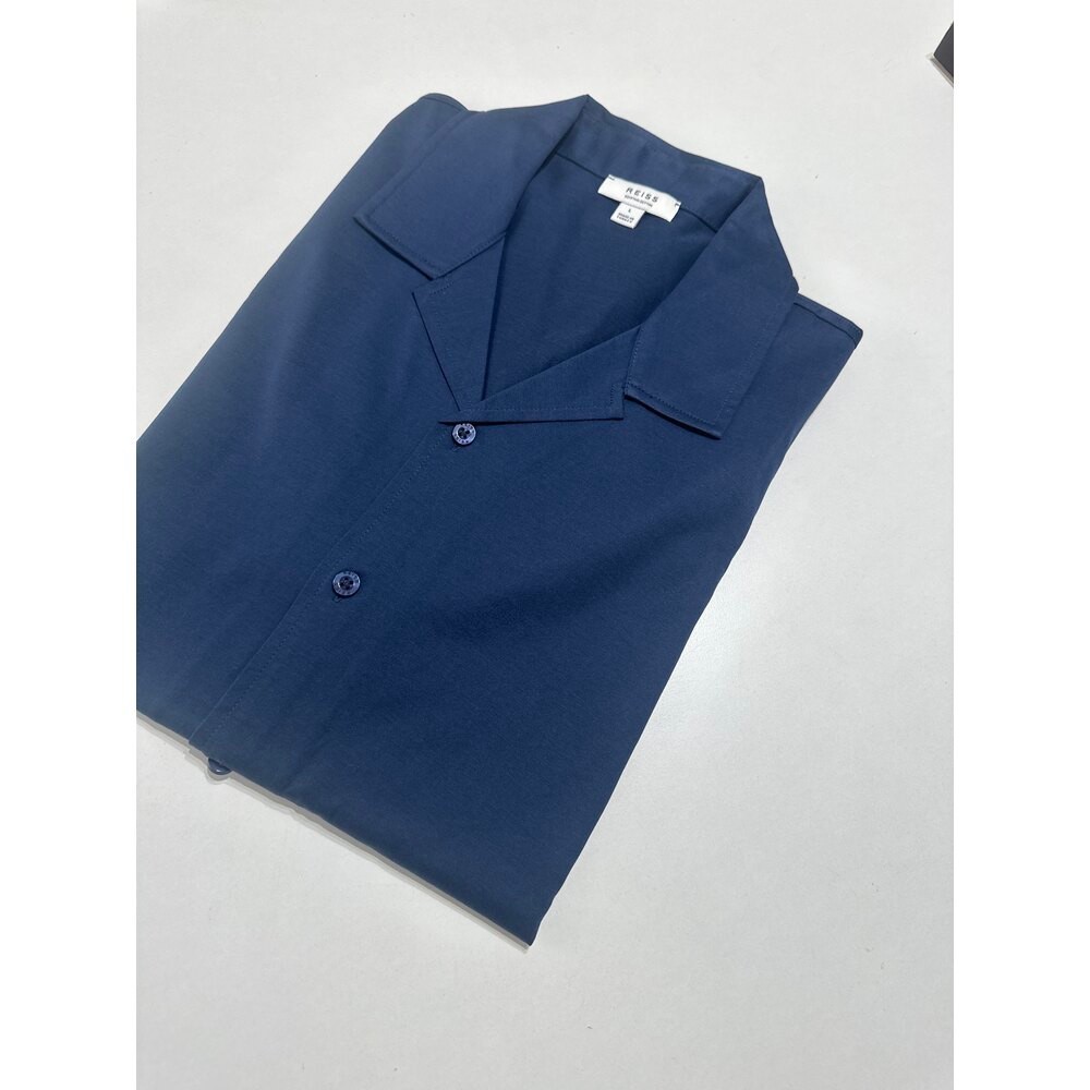 Reiss indigo polo yaka erkek gömlek