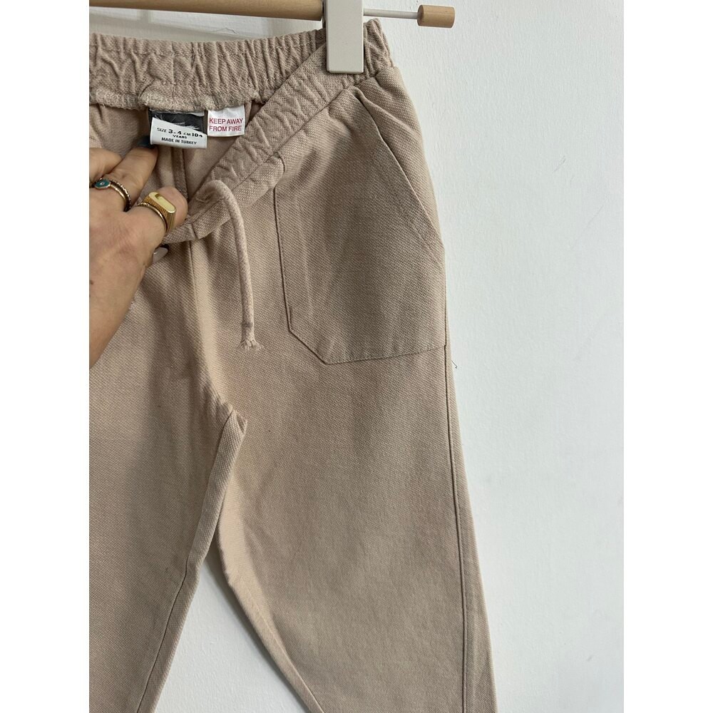 Zr beige çocuk bebek pantolon