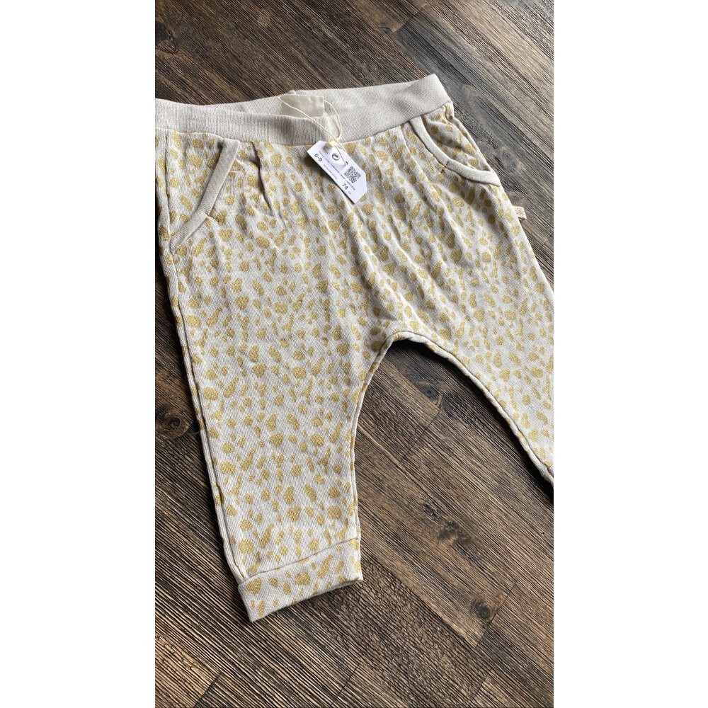 Gold Leopard bebek Eşofman pantolon