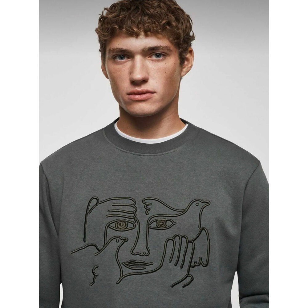 Mng green humanity erkek Sweatshirt