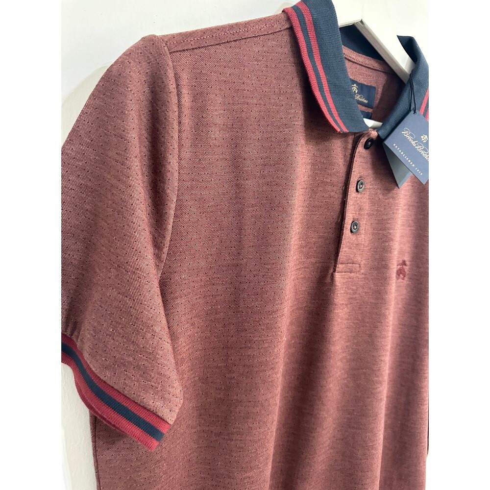 Brooks Brothers bordo erkek Polo Tshirt