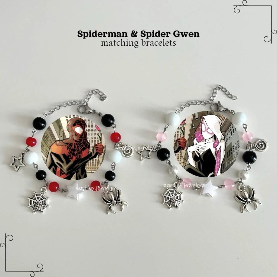 Spiderman & Spider Gwen Bileklikler