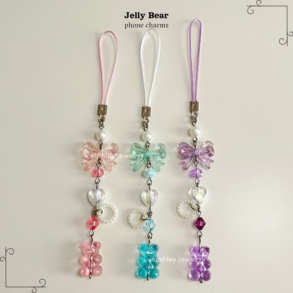 Jelly Bear Telefon Süsleri