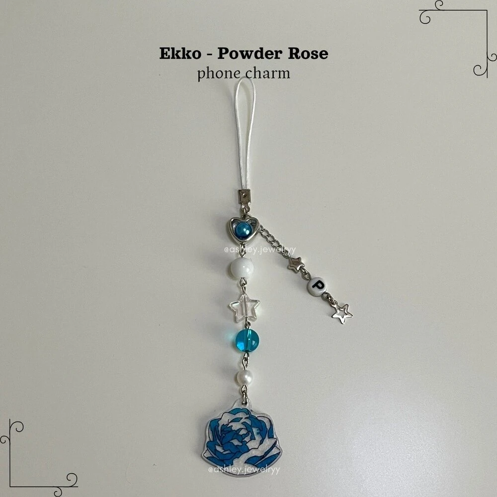 Kişiselleştirilebilir Ekko & Powder Telefon Süsü