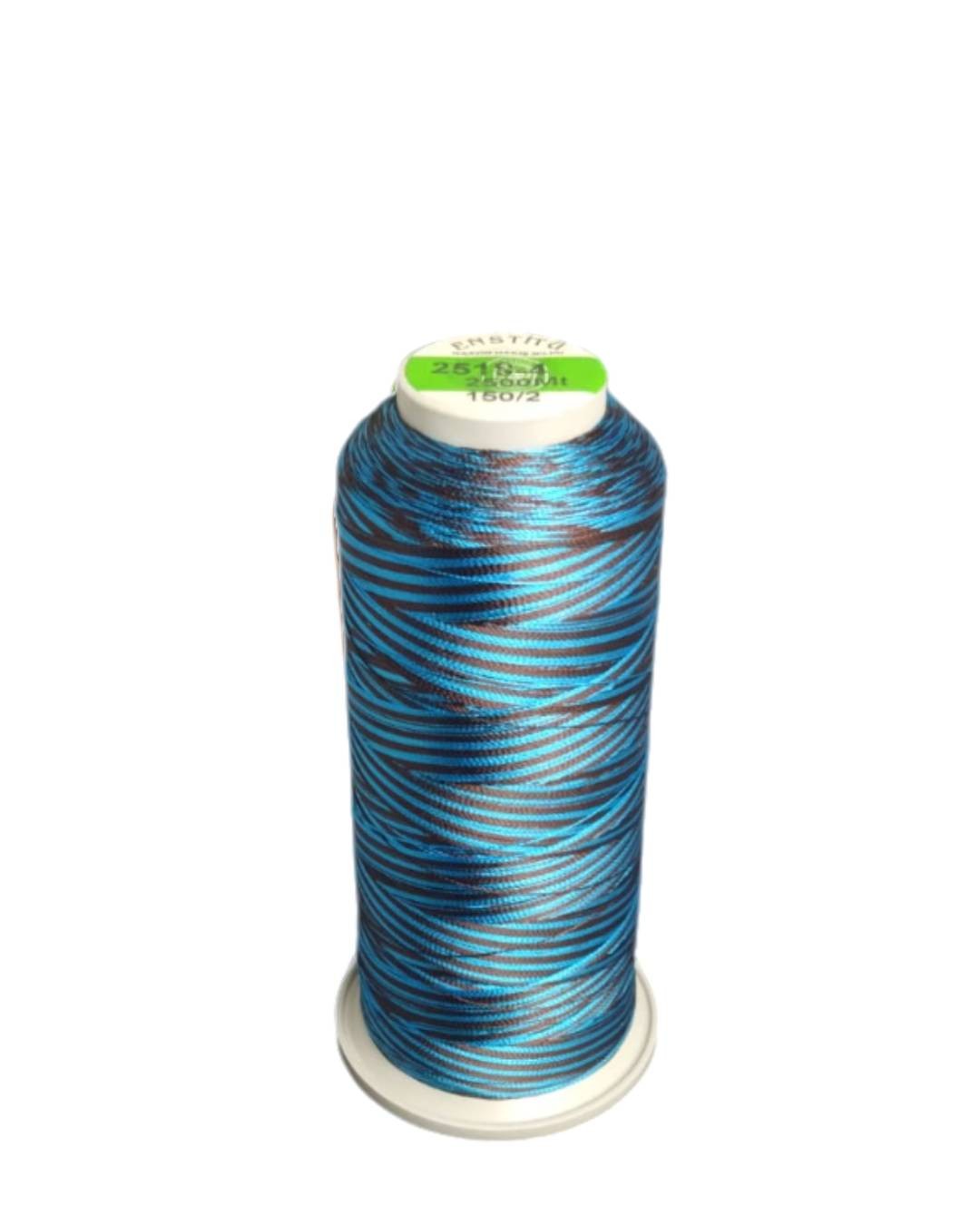 Makine Nakış Ipliği  (floş-suni Ipek)  Ebruli 150x2 Kat 2519-2500m
