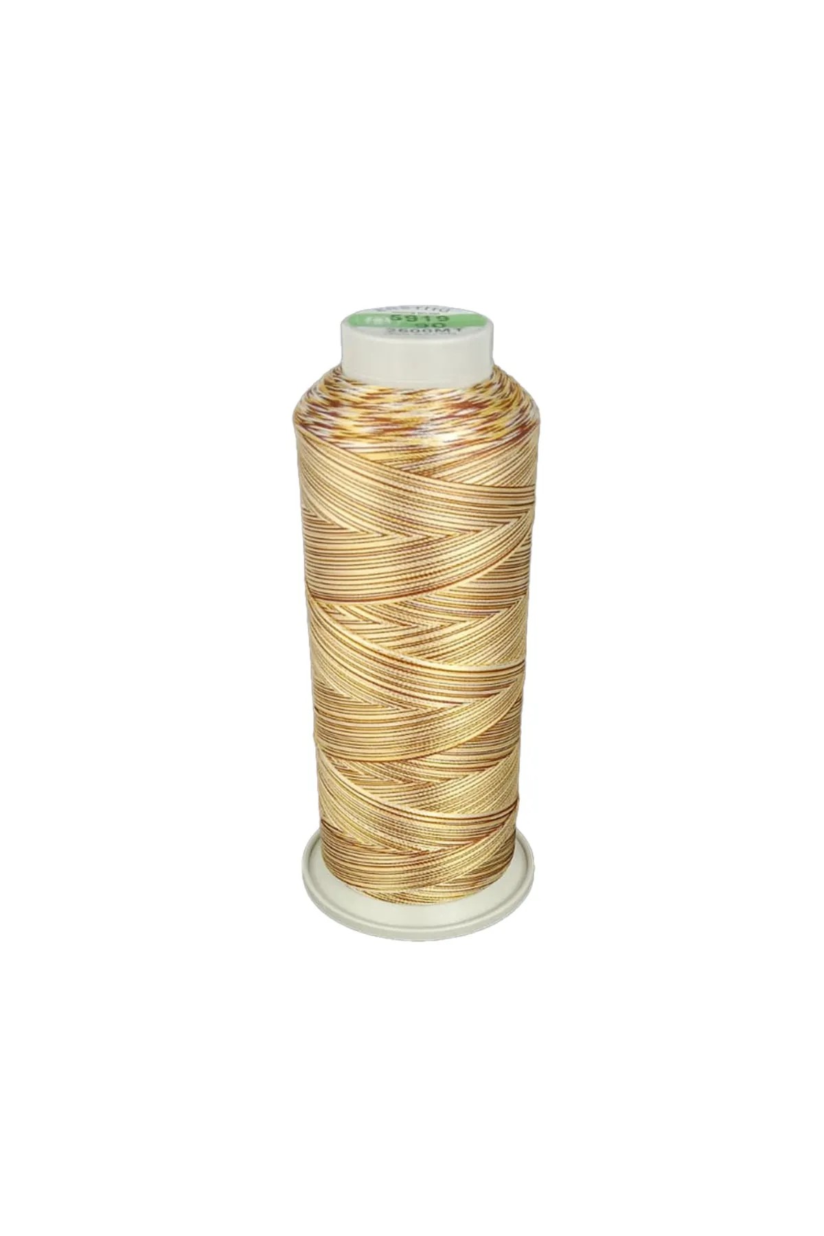 Makine Nakış Ipliği Ebruli (floş-suni Ipek) 150x2 Kat 5919-2500m