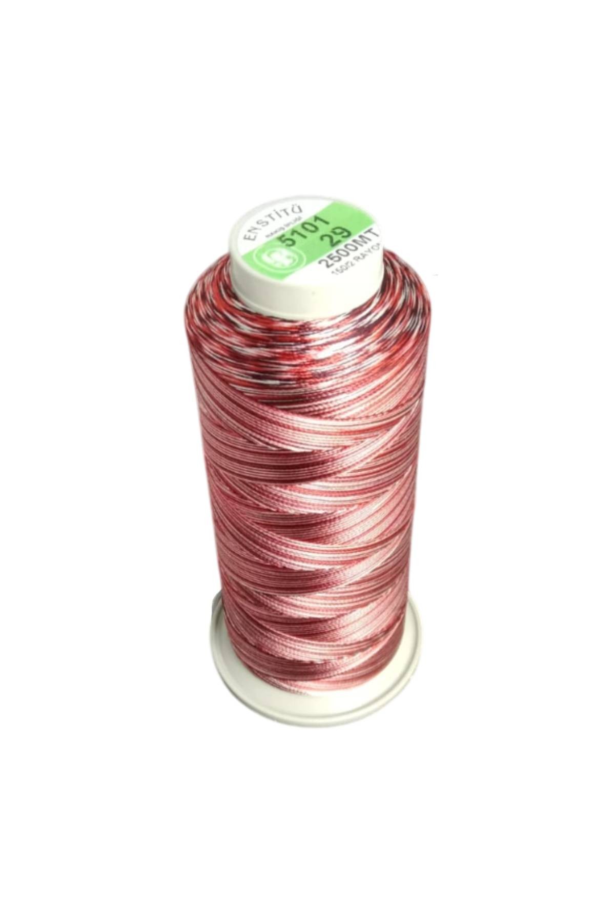Makine Nakış Ipliği  (floş-suni Ipek) 150x2 Kat 5101-2500m