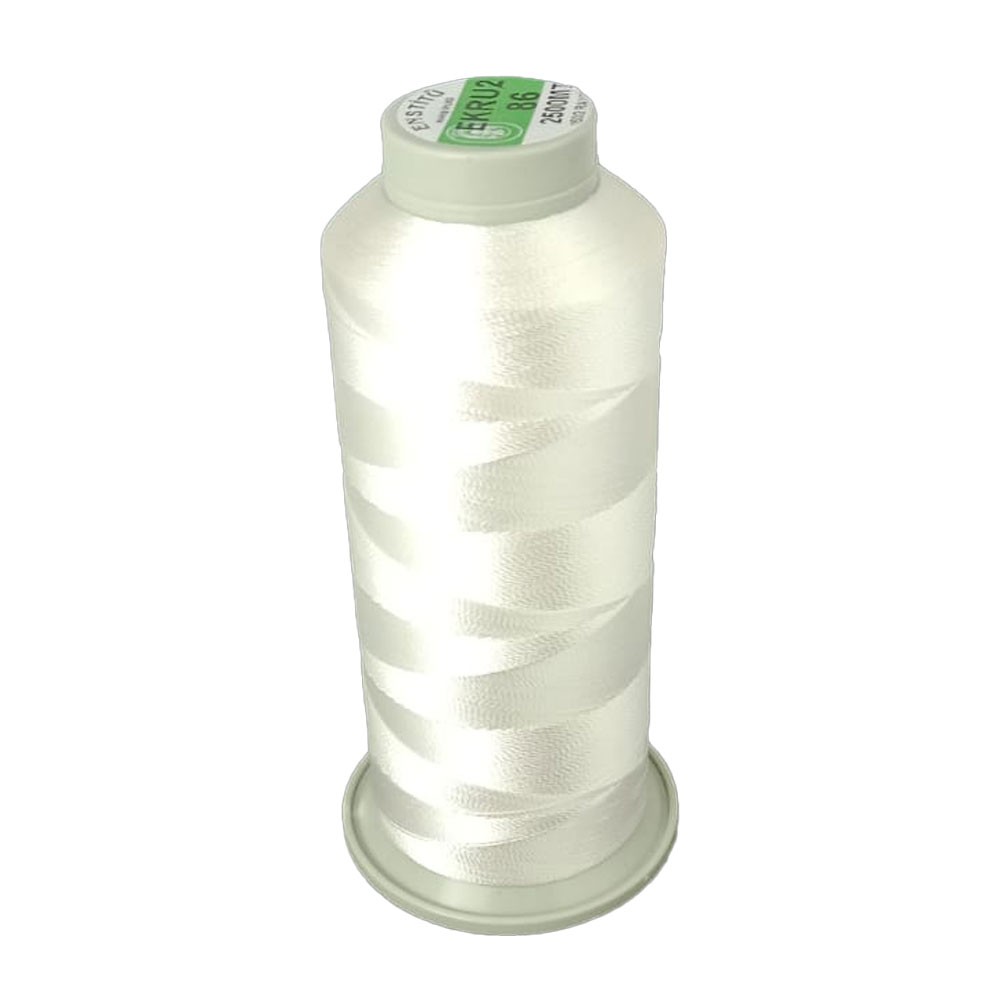 Makine Nakış Ipliği  (floş-suni Ipek) 150x2 Kat EKRU 2 85-2500m