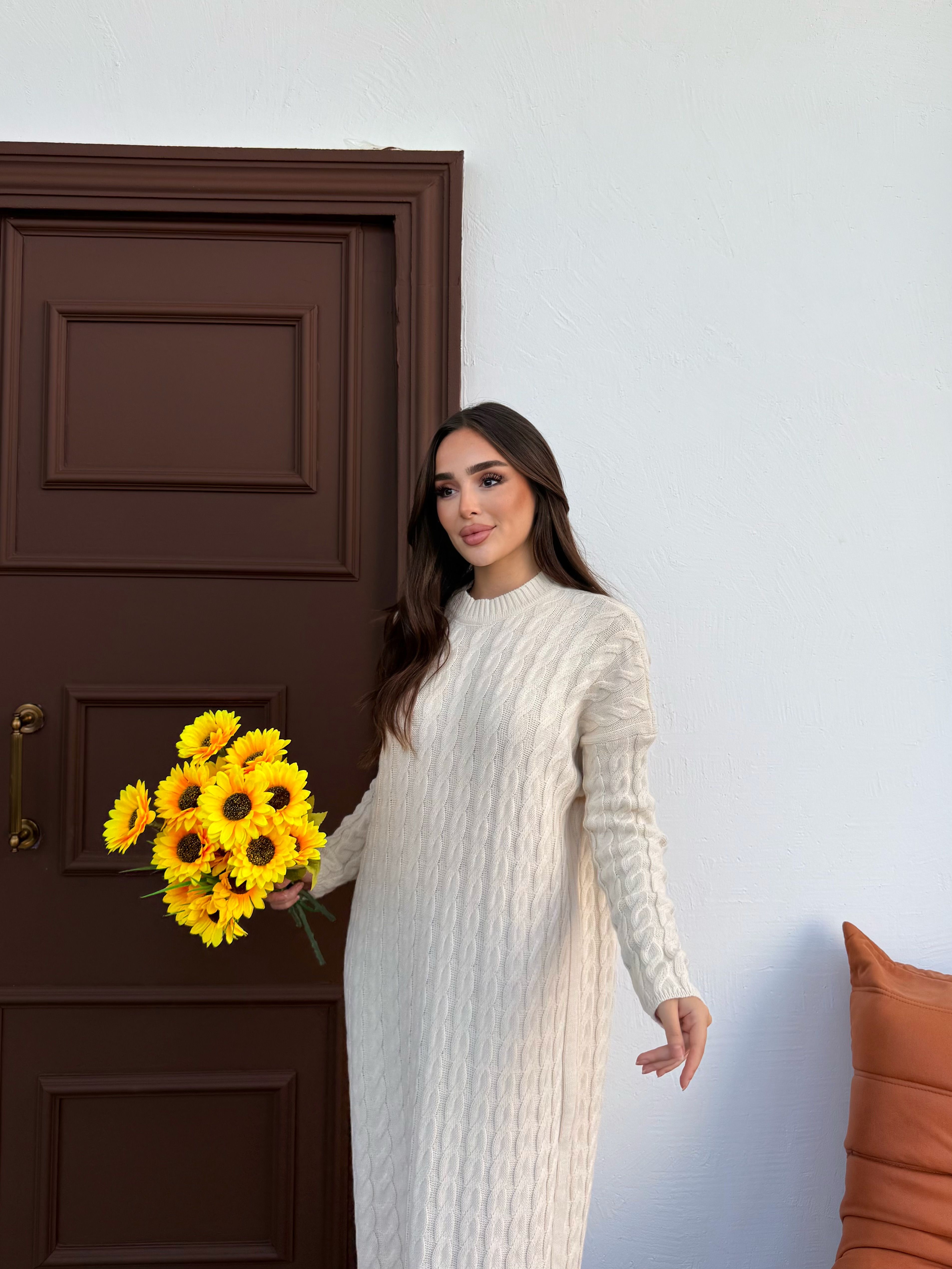 Sarmal Desenli Elbise