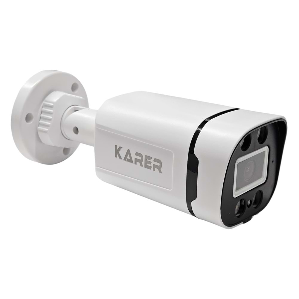 Karer 8 Kameralı 5MP Renkli Gece Görüşlü Ses Kayıtlı Güvenlik Kamerası Seti 320GB HDD