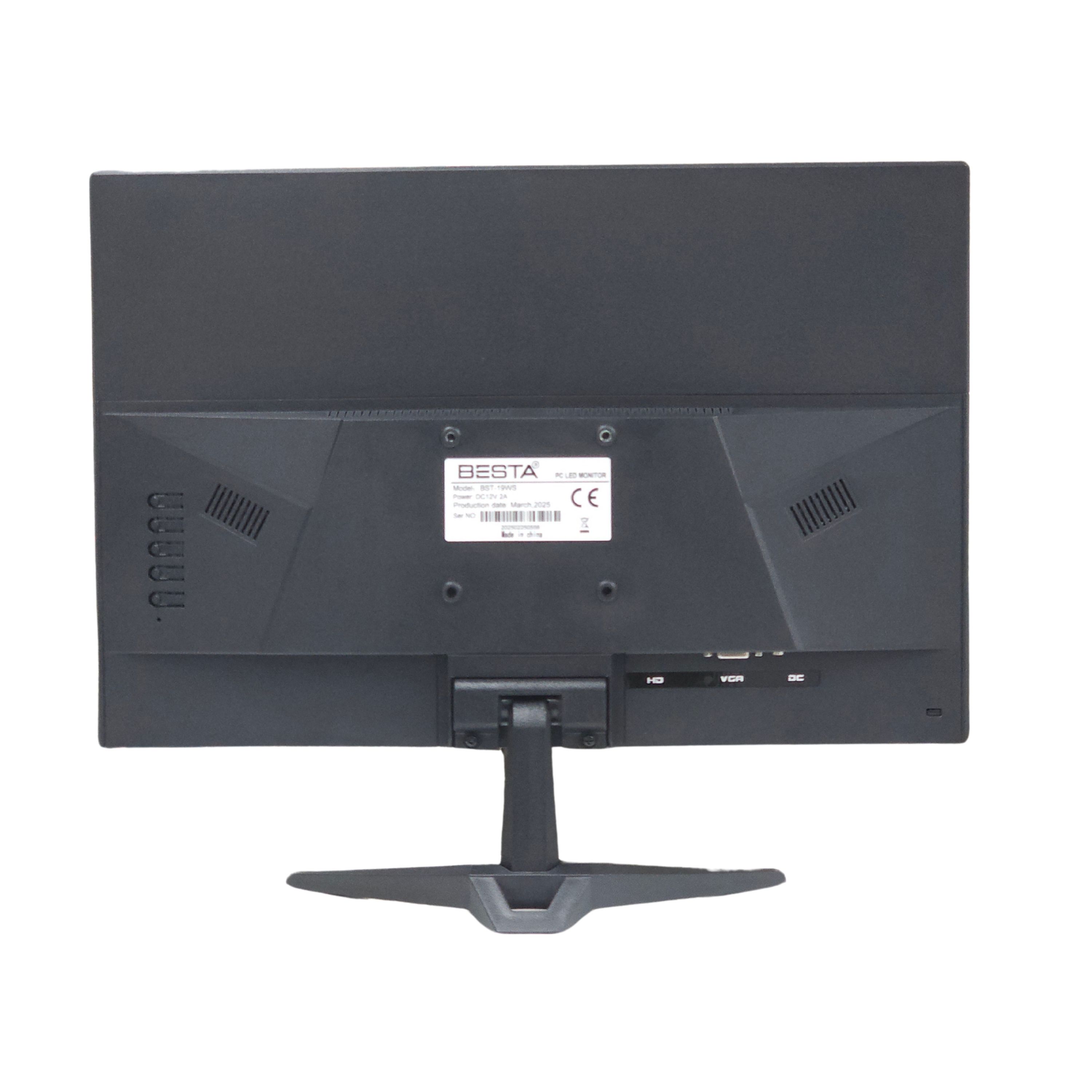 Besta 19'' Stereo Hoparlörlü LED LCD Monitör BST-19WS | Stereo Ses, 300nit Parlaklık, 5ms, 1080p
