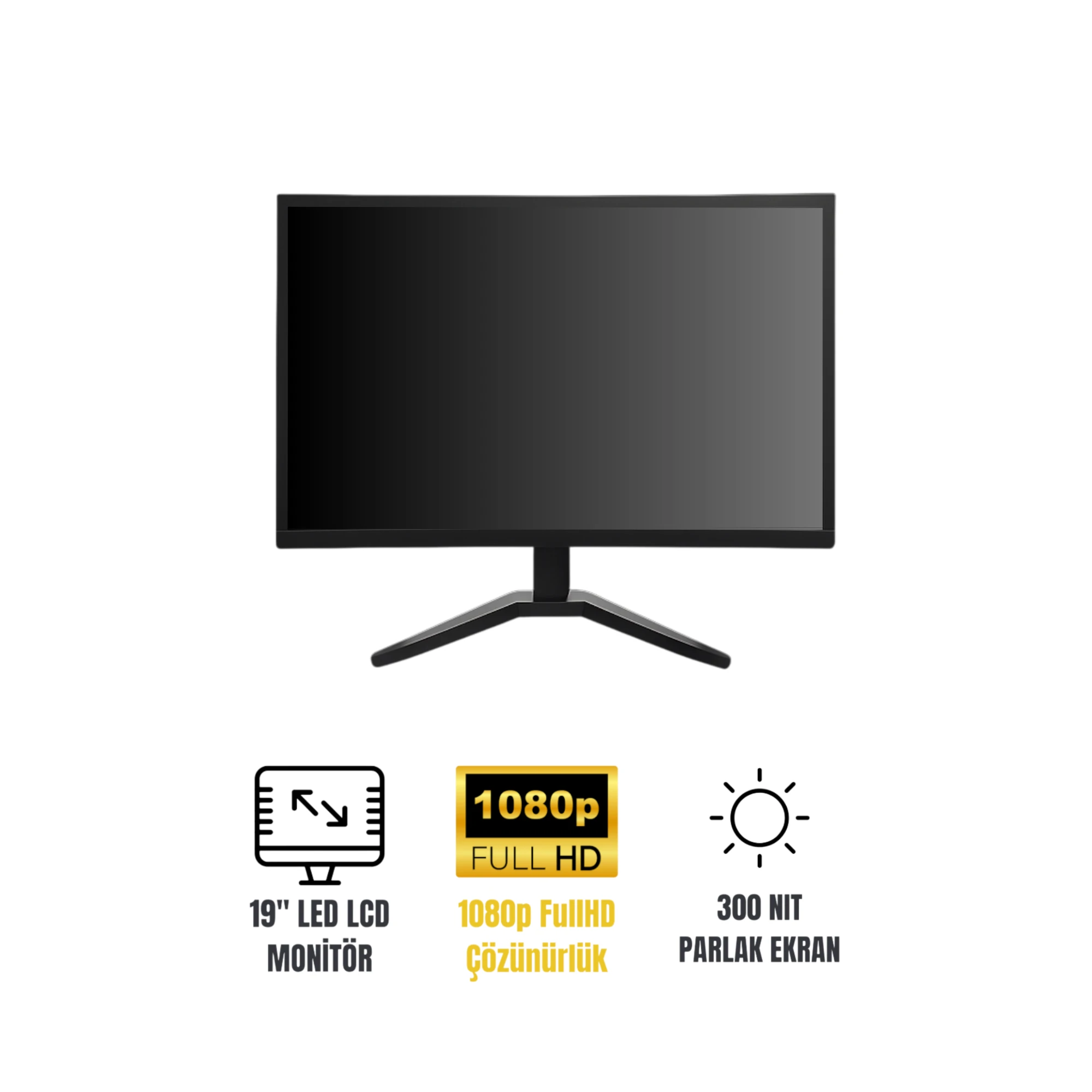 Karer 4'lü Monitörlü Güvenlik Kamerası Seti – ExitCam 1080p FullHD + 1TB HDD + 19'' XFury LED LCD Monitör Dahil