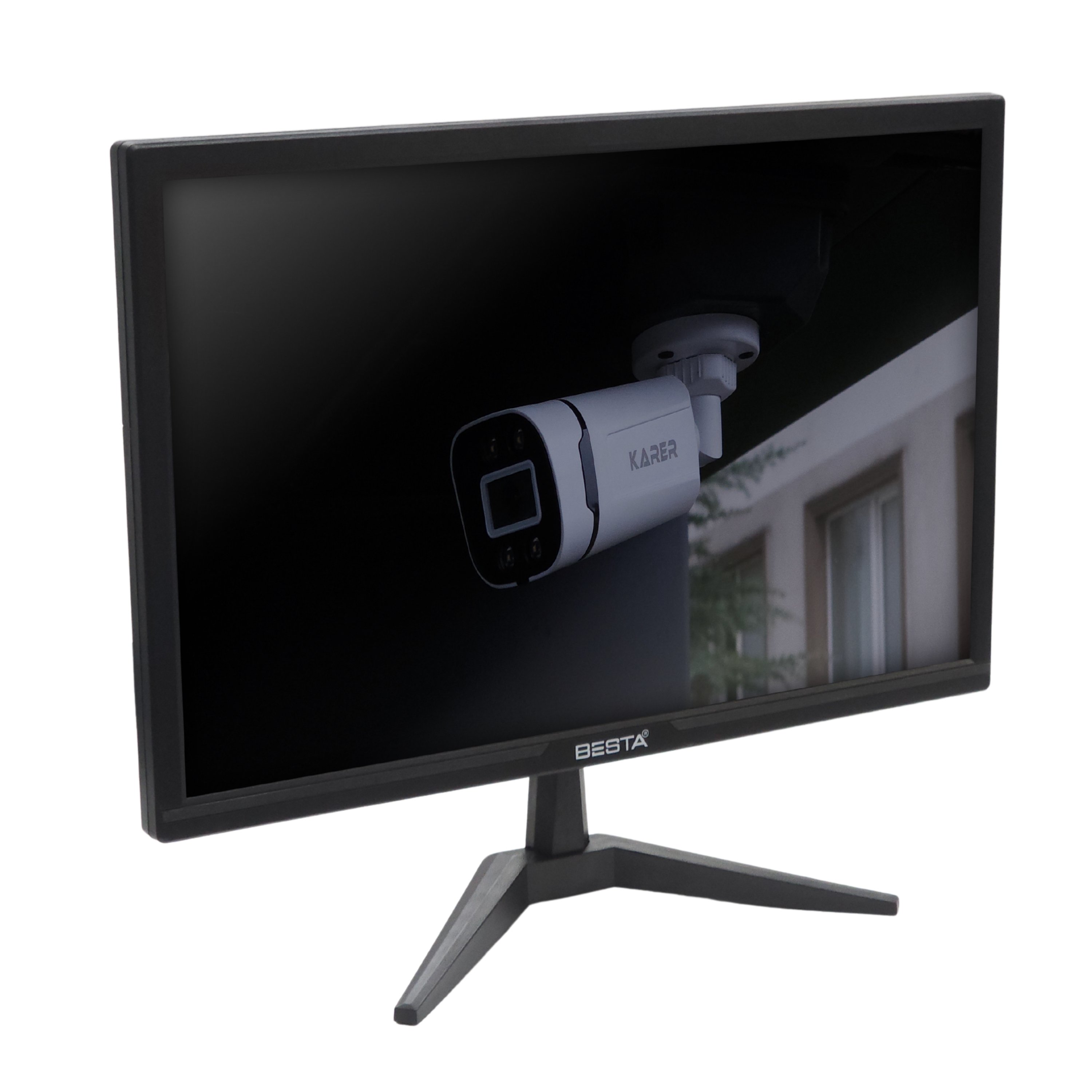 Karer 4'lü Monitörlü Güvenlik Kamerası Seti – ExitCam 1080p FullHD + 1TB HDD + 19'' Besta LED LCD Monitör Dahil