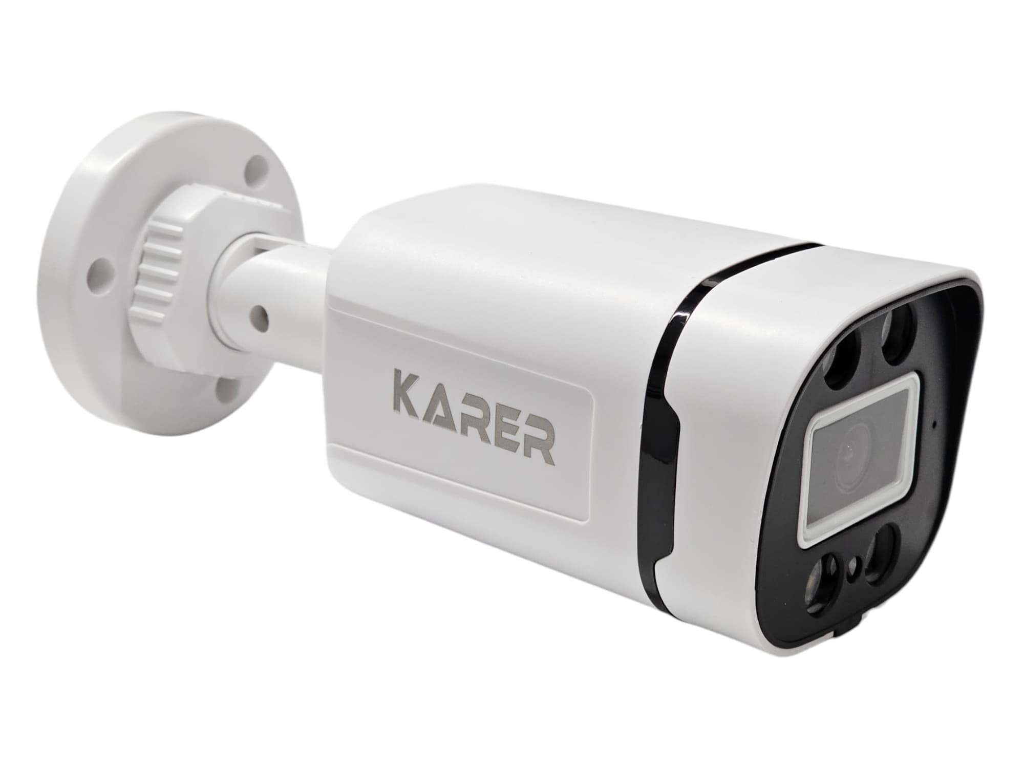 Karer 4'lü IP Kamera Seti 5MP 2K+ Sesli + Gece Renkli + 320GB HDD + Cat6 + PoE Switch + NVR