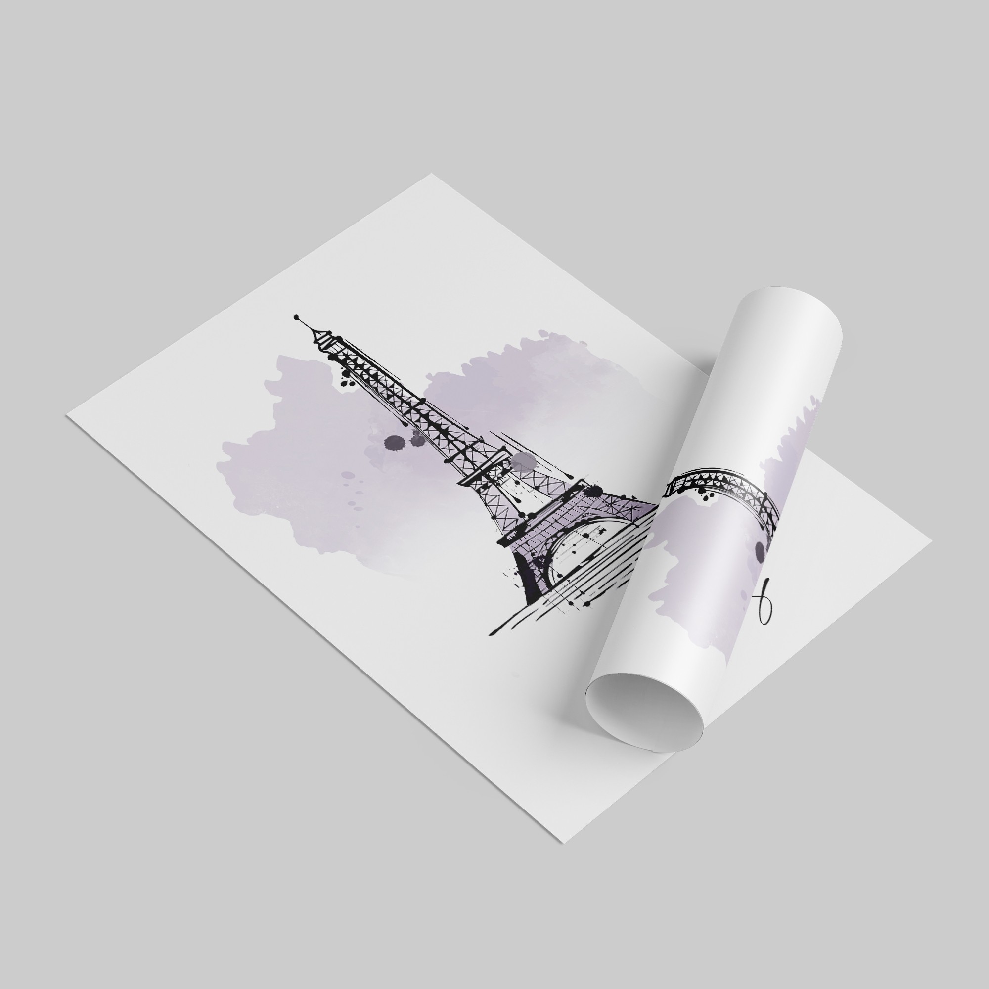 Paris Çerçevesiz Poster