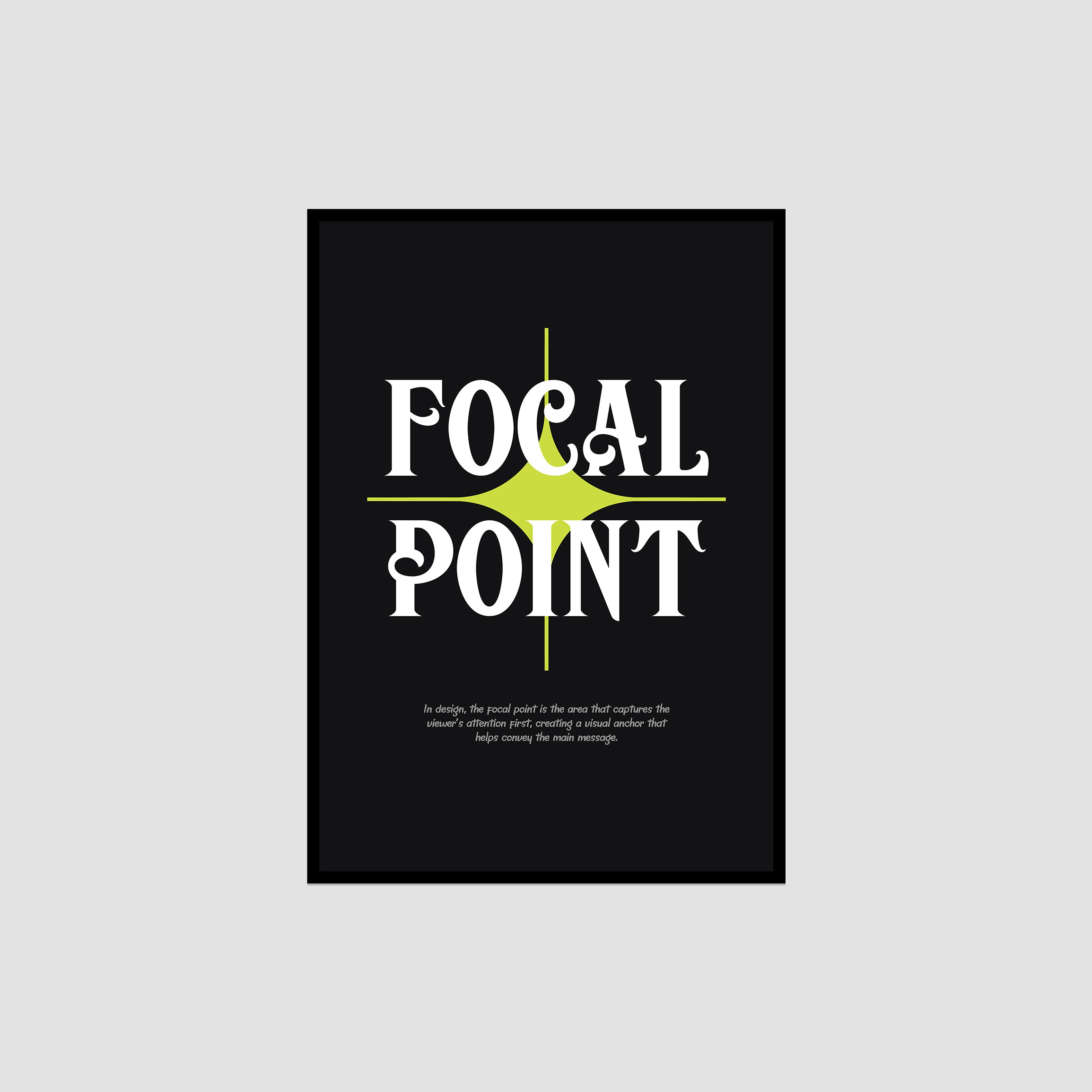 Focal Point Çerçeveli Tablo