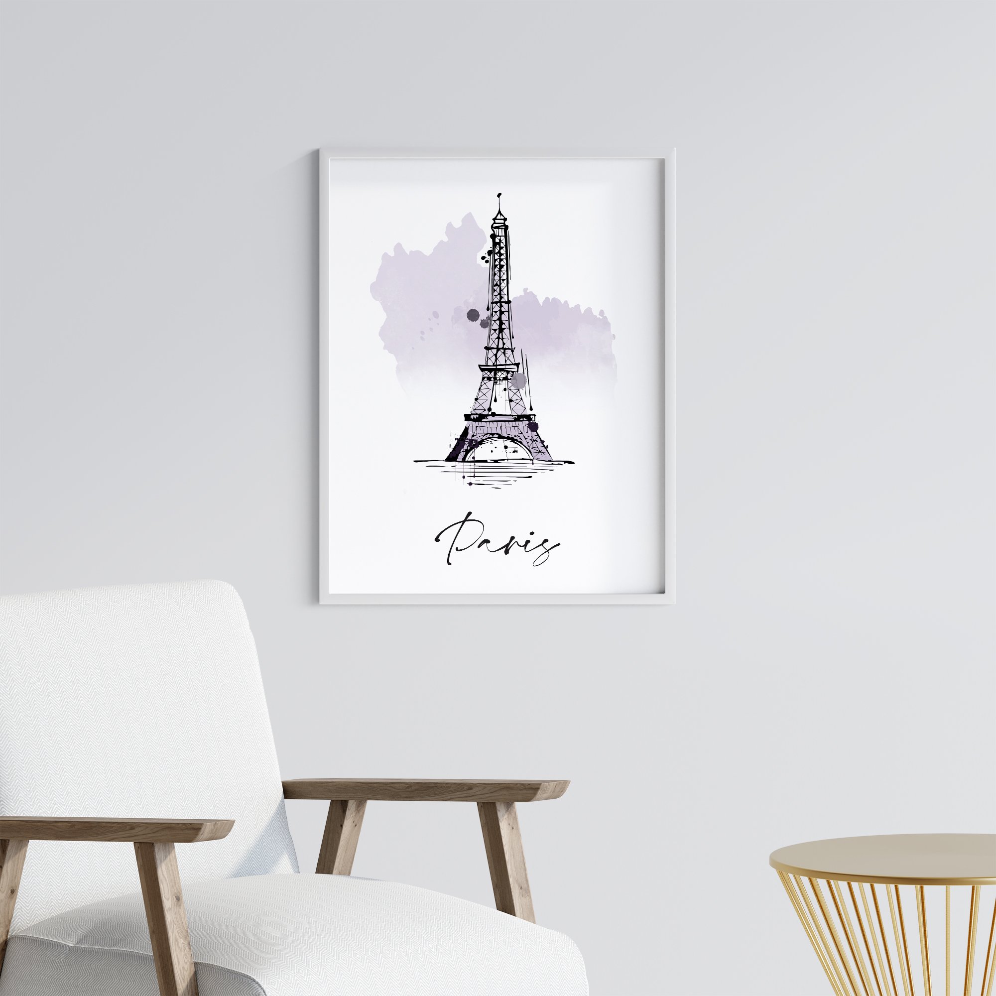 Paris Çerçevesiz Poster