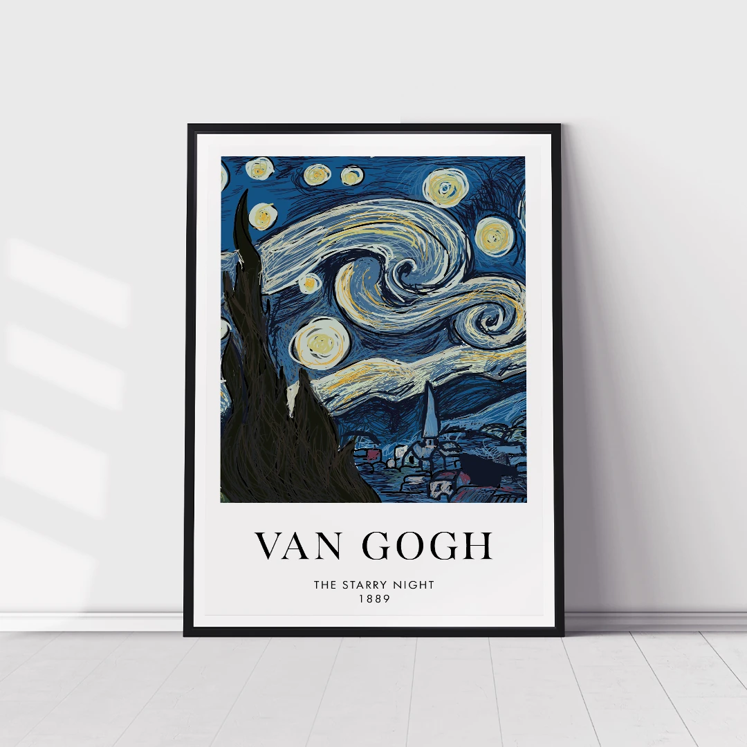 Van Gogh Starry Poster