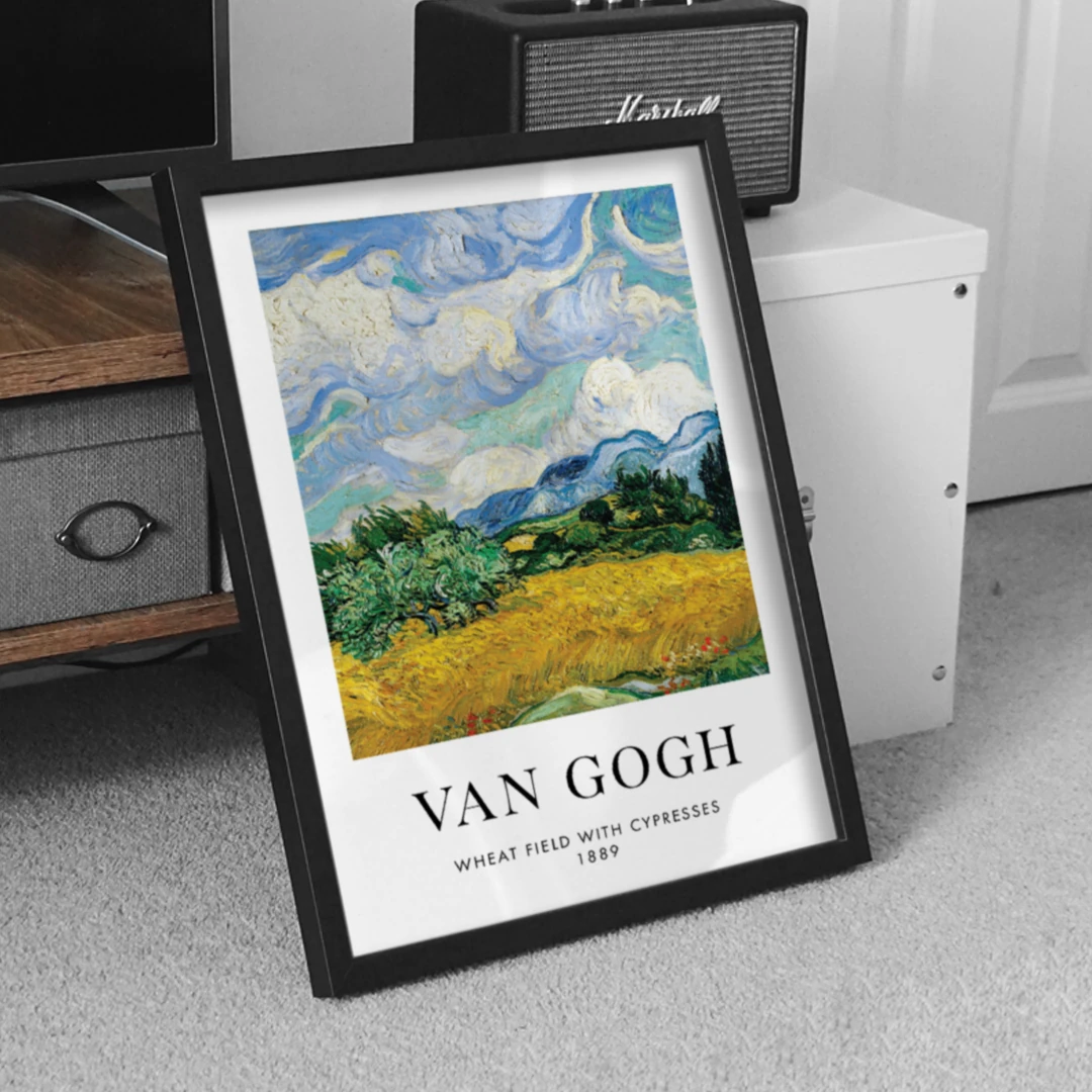 Van Gogh Wheat Poster