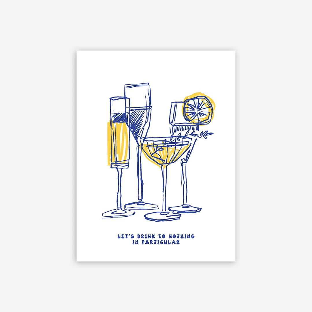 Lets Drink Poster