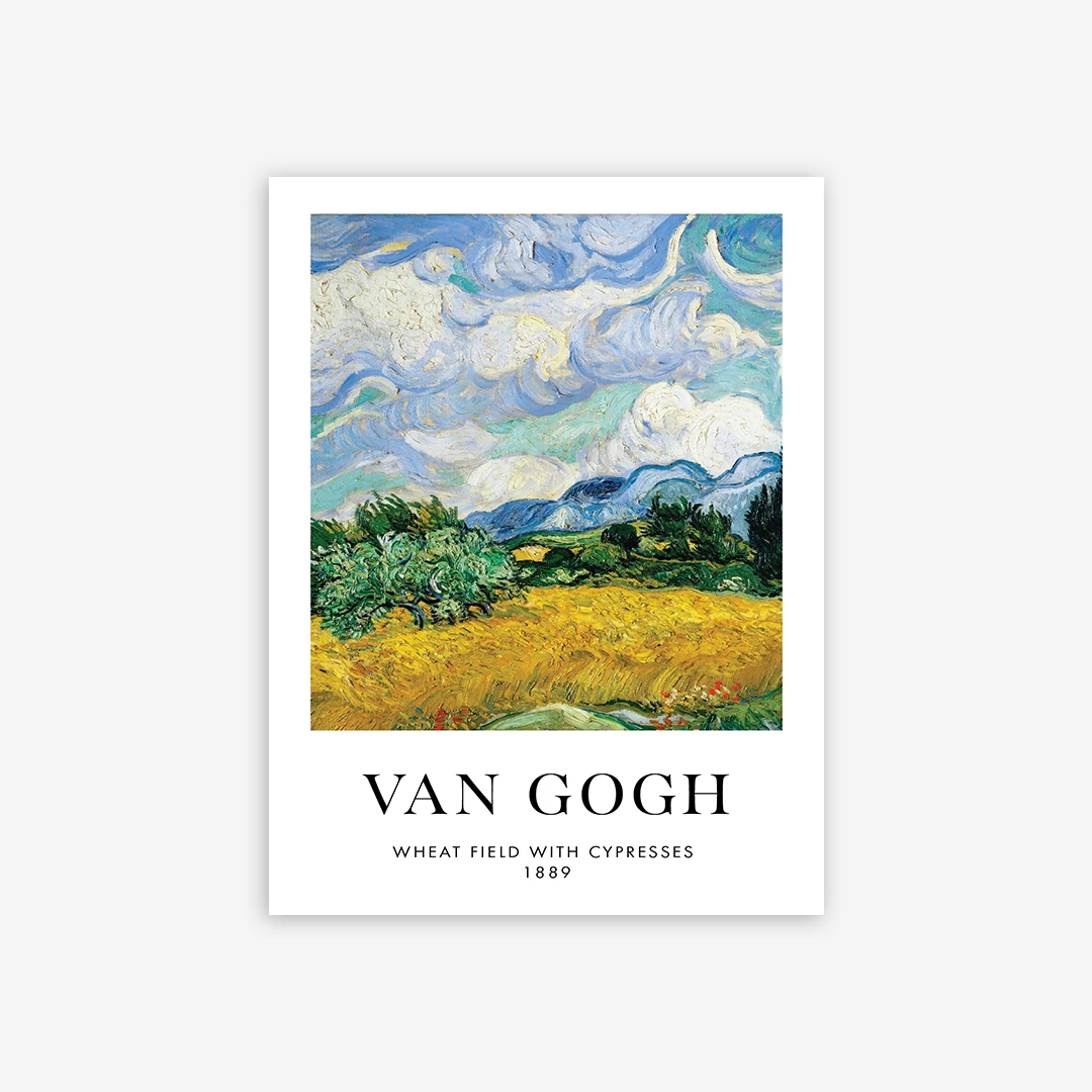 Van Gogh Wheat Poster