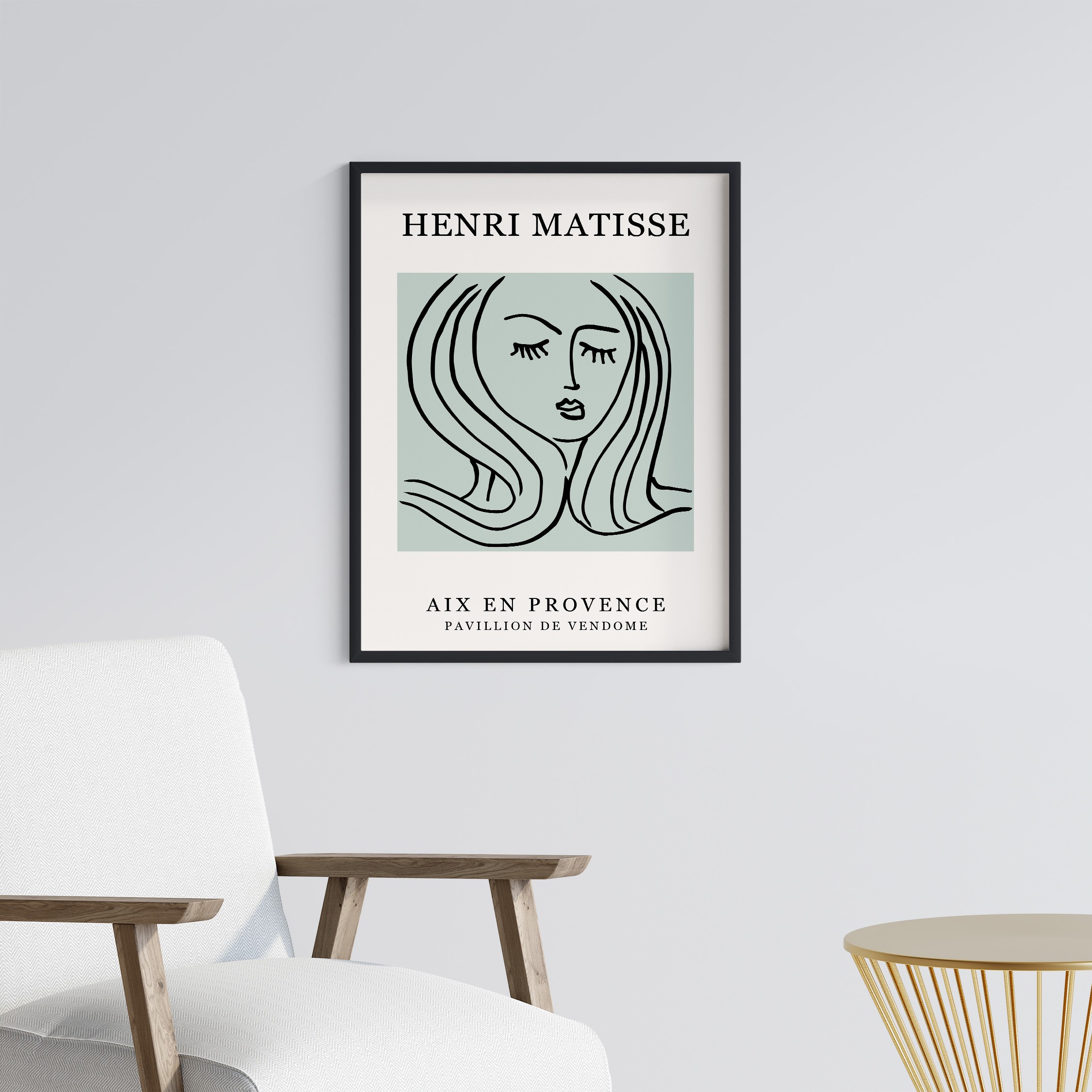 Henri Matisse Aix Çerçeveli Tablo