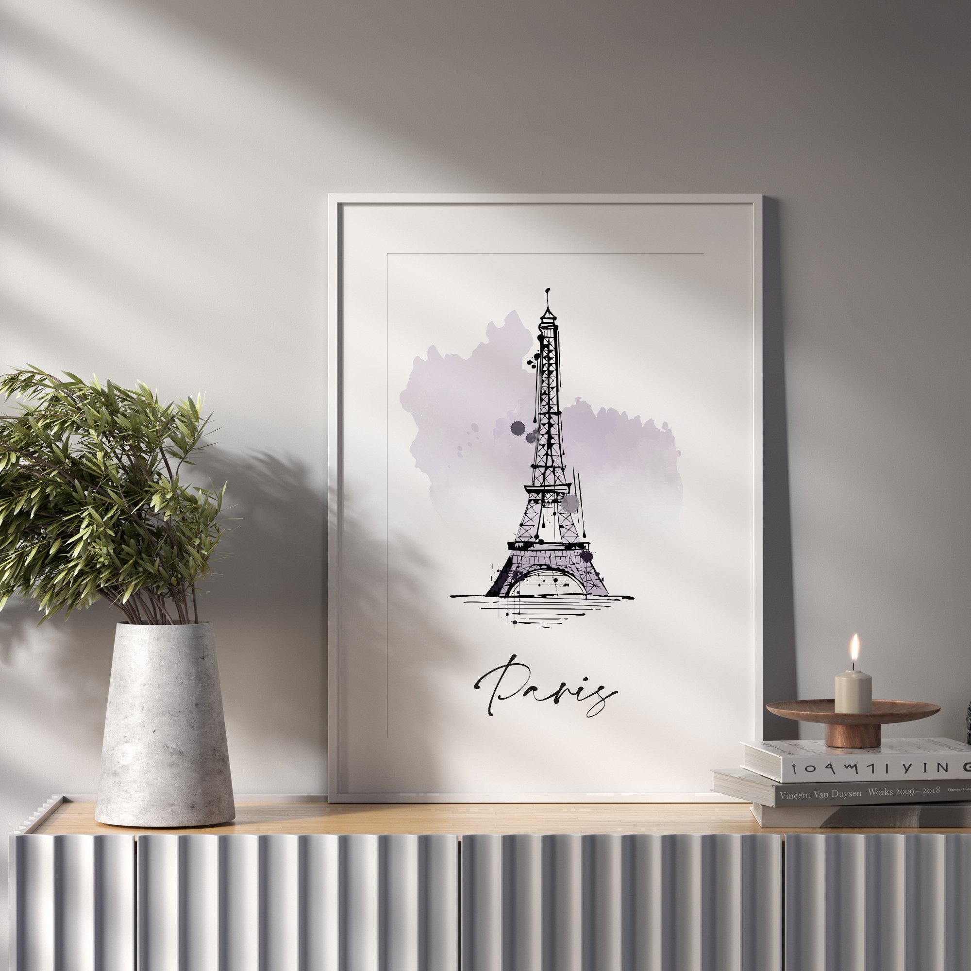 Paris Çerçevesiz Poster