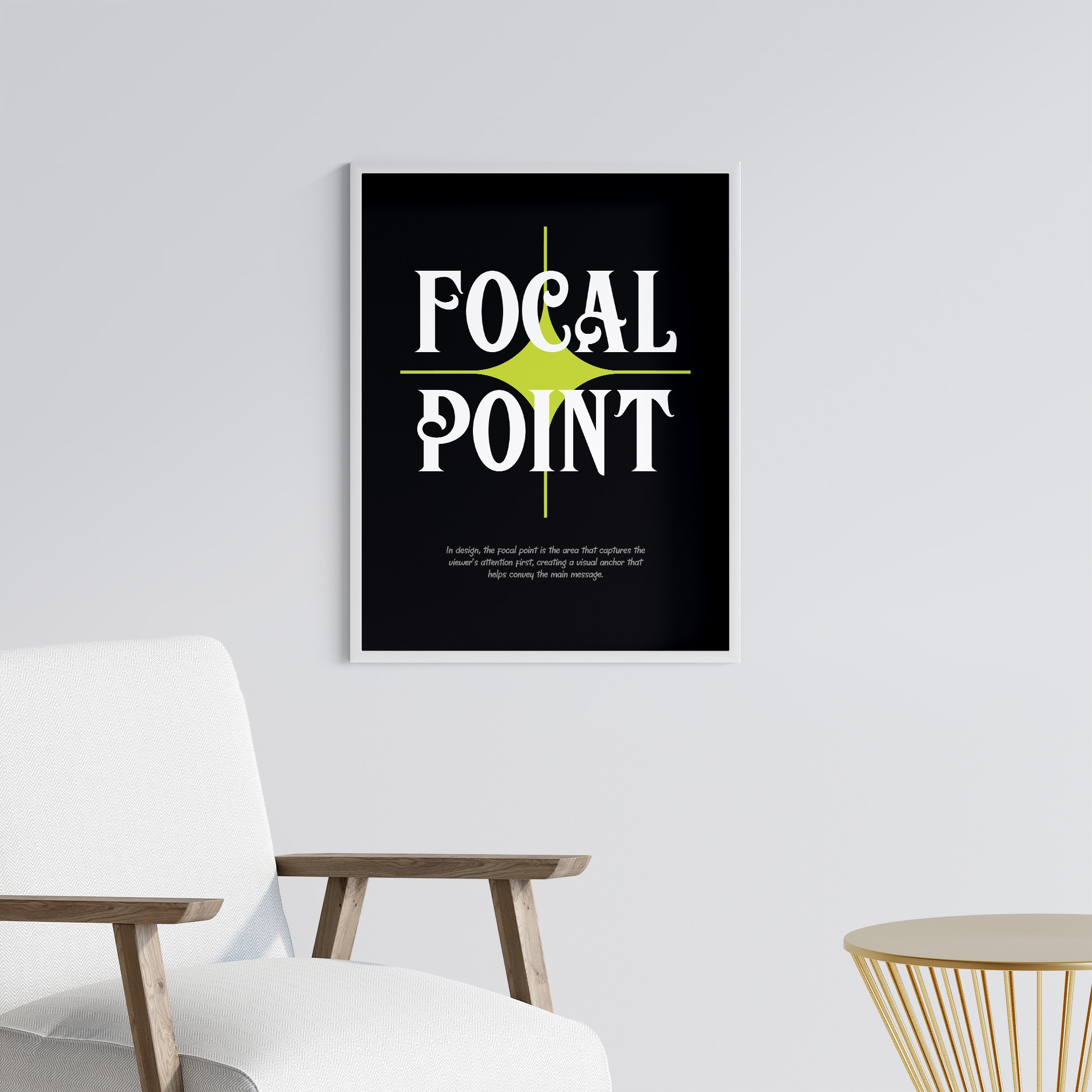 Focal Point Çerçeveli Tablo