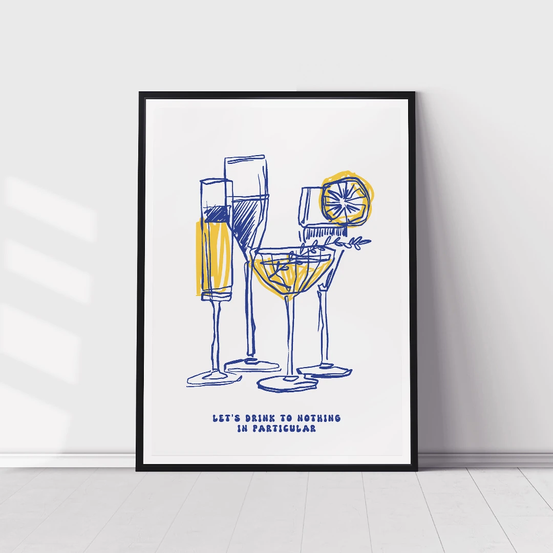 Lets Drink Poster