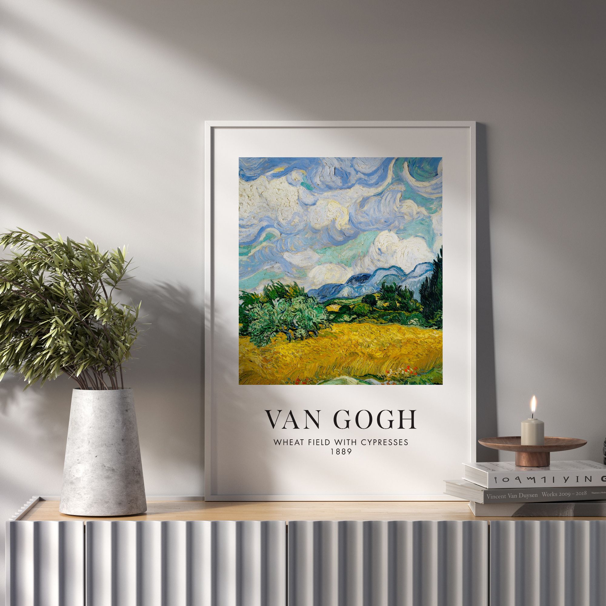 Van Gogh Wheat Çerçevesiz Poster