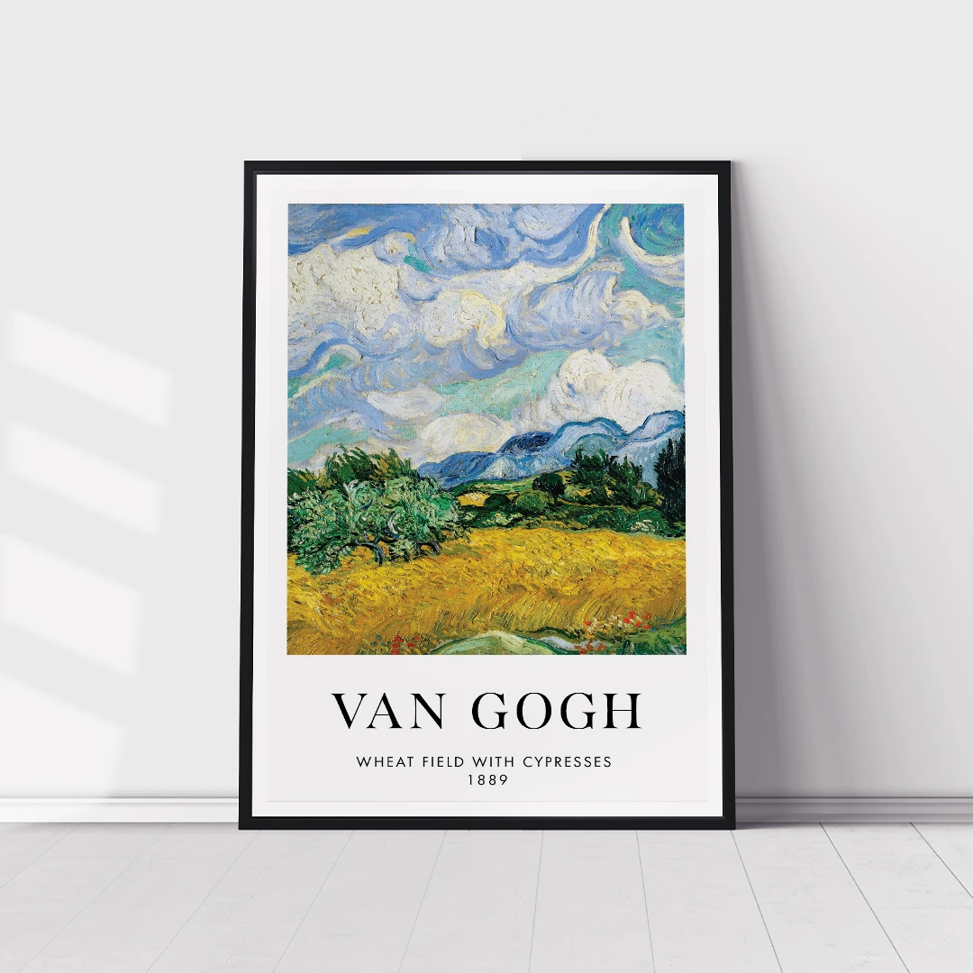 Van Gogh Wheat Poster