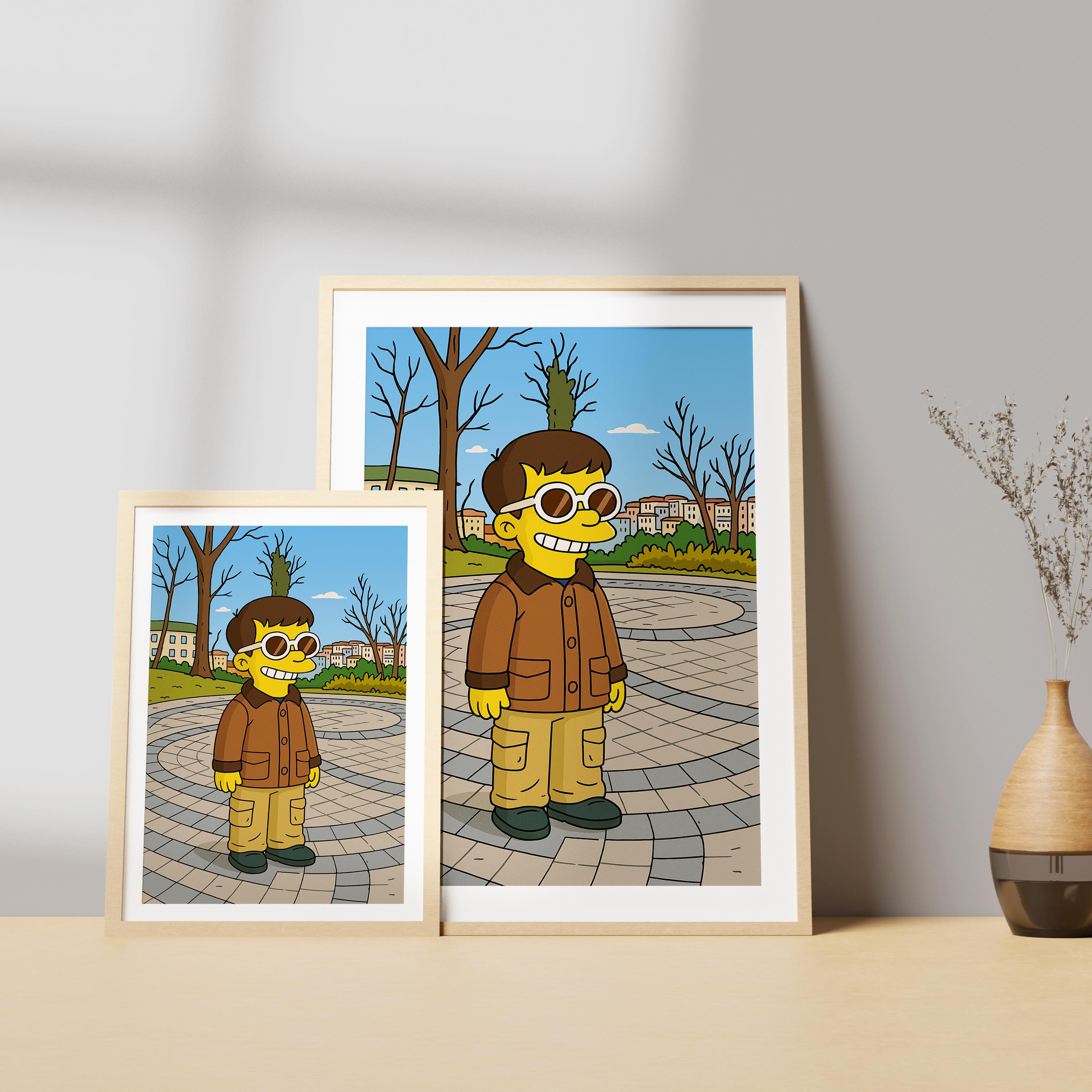 Sararma Vakti – Simpsons Tarzı Karikatür
