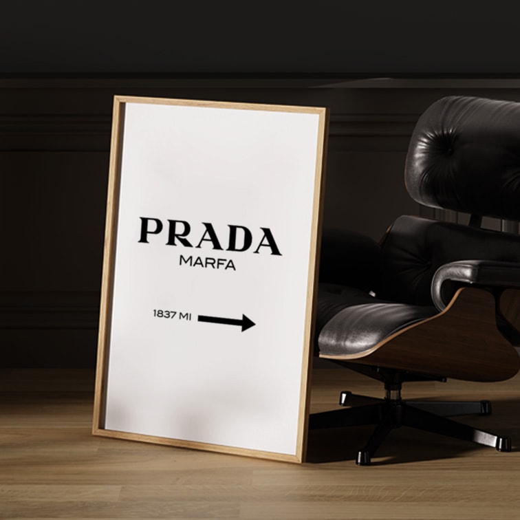 Prada Marfa Poster
