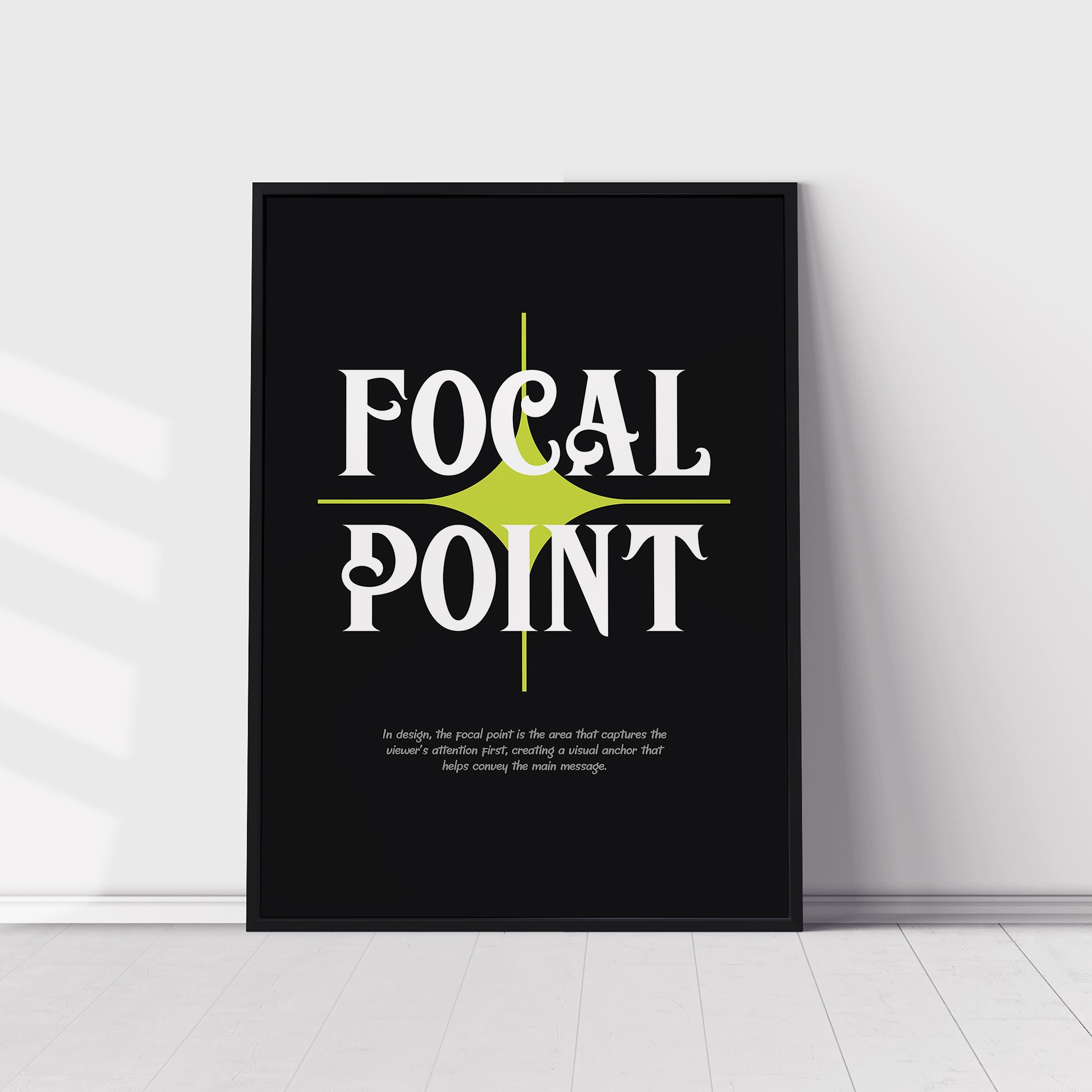 Focal Point Çerçeveli Tablo