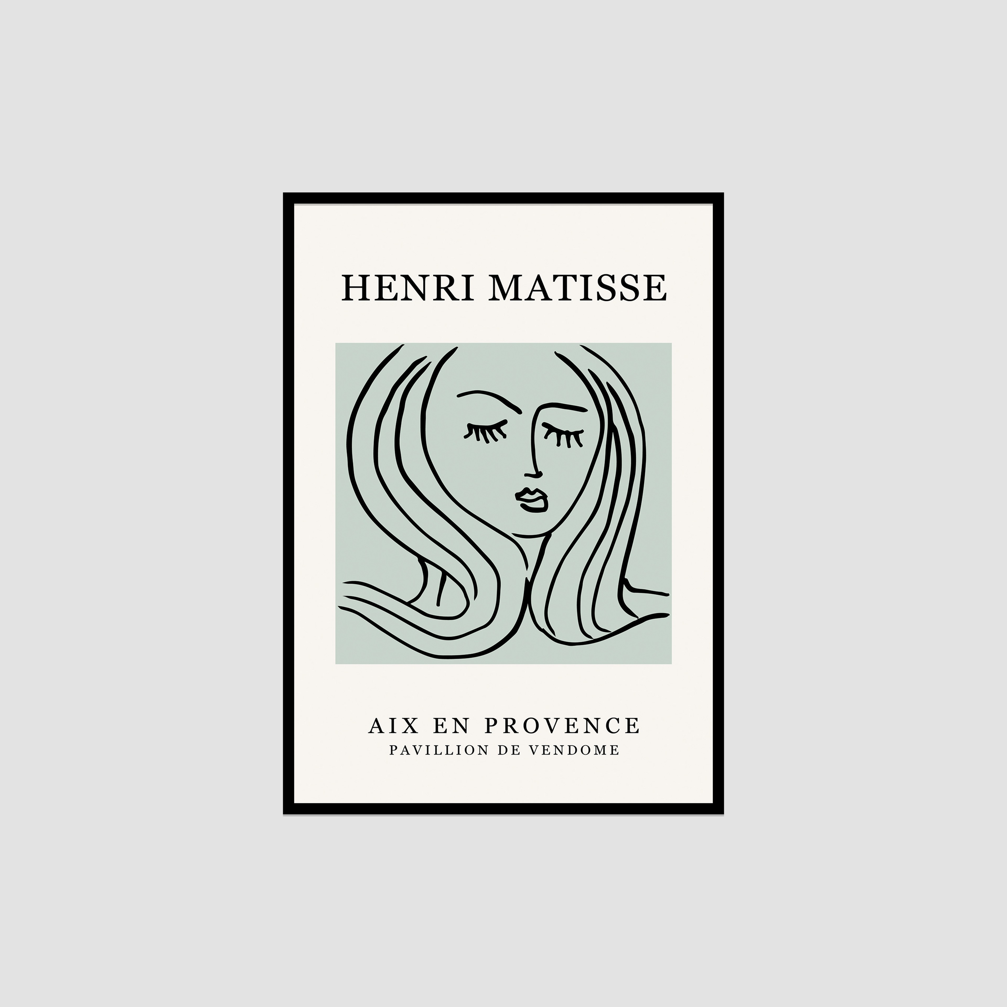 Henri Matisse Aix Çerçeveli Tablo