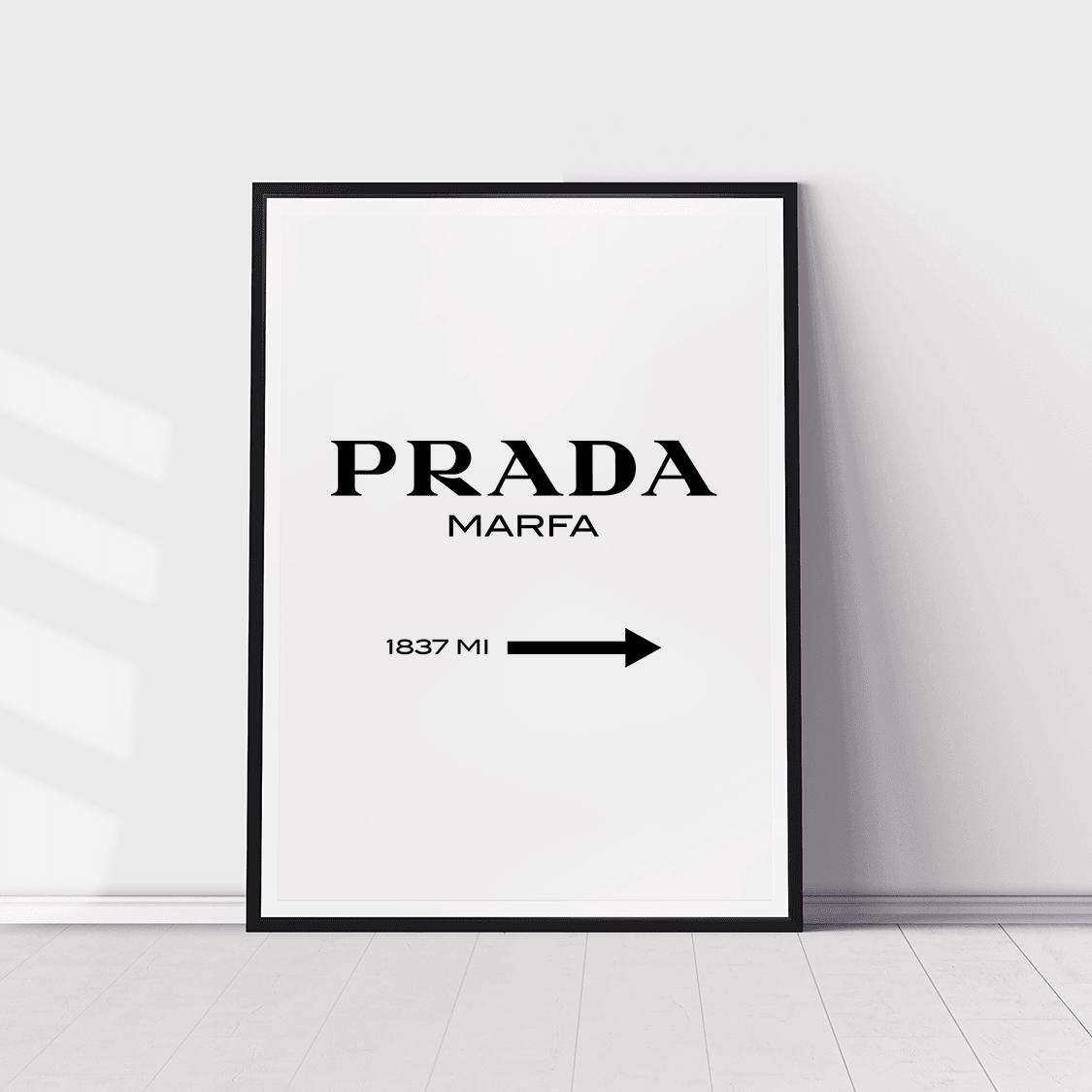 Prada Çerçeveli Tablo