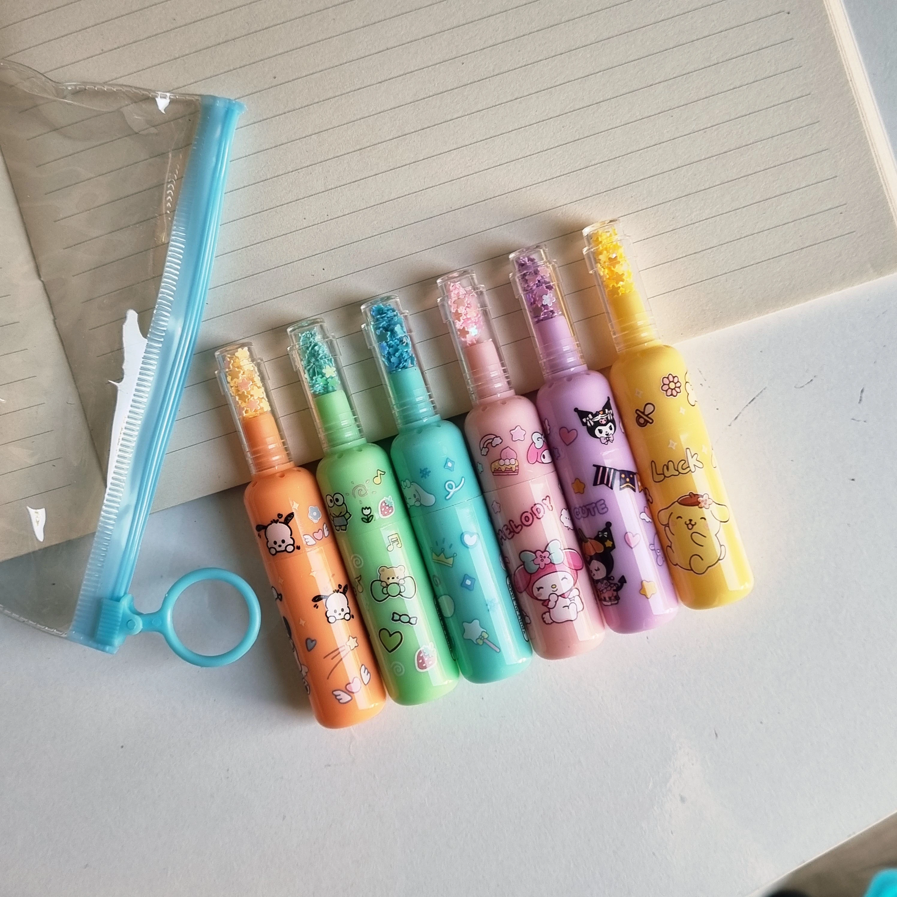 Kuromi Fosforlu Renkli Kalem Seti 6'lı