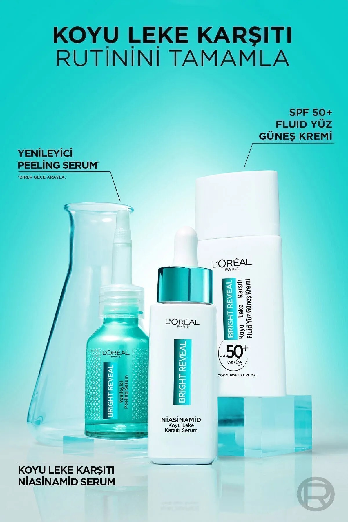 L'Oreal Paris Bright Reveal Sivilce,Güneş,Yaşlanma Lekelerinde Etkili Koyu Leke Karşıtı Cilt Serumu