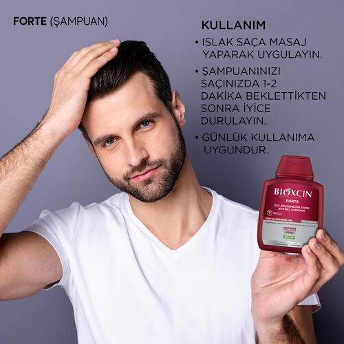 Bioxcin Forte Yoğun Saç Dökülmesine Şampuan 300 Ml