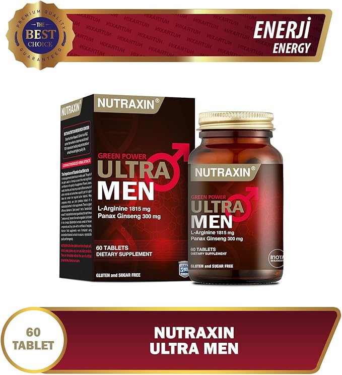 Nutraxin Green Power Ultra Men L-Arginine 60 Tablet 3