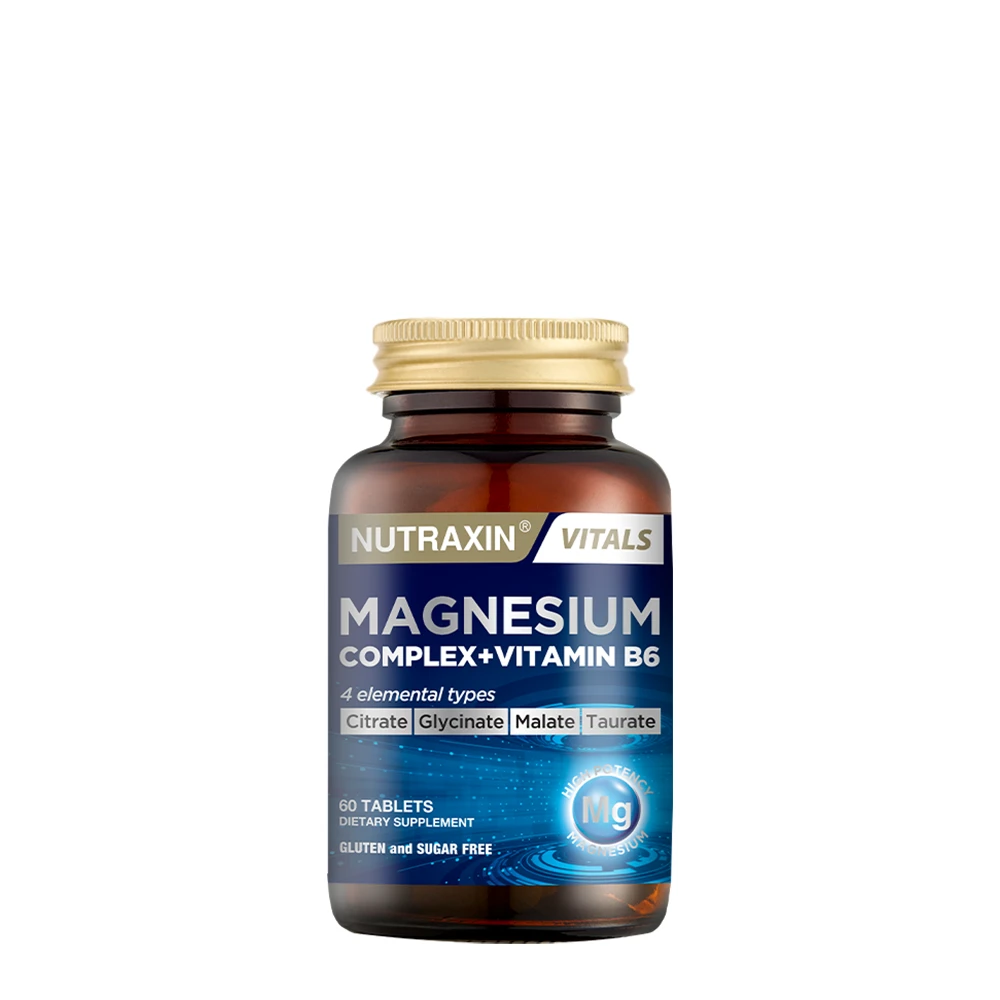 Nutraxin Magnesium Complex 60 Tablet & Nutraxin Vitamin D3 K2 Vitamini İçeren Takviye Edici Gıda 120 Tablet (2'li Set) 4